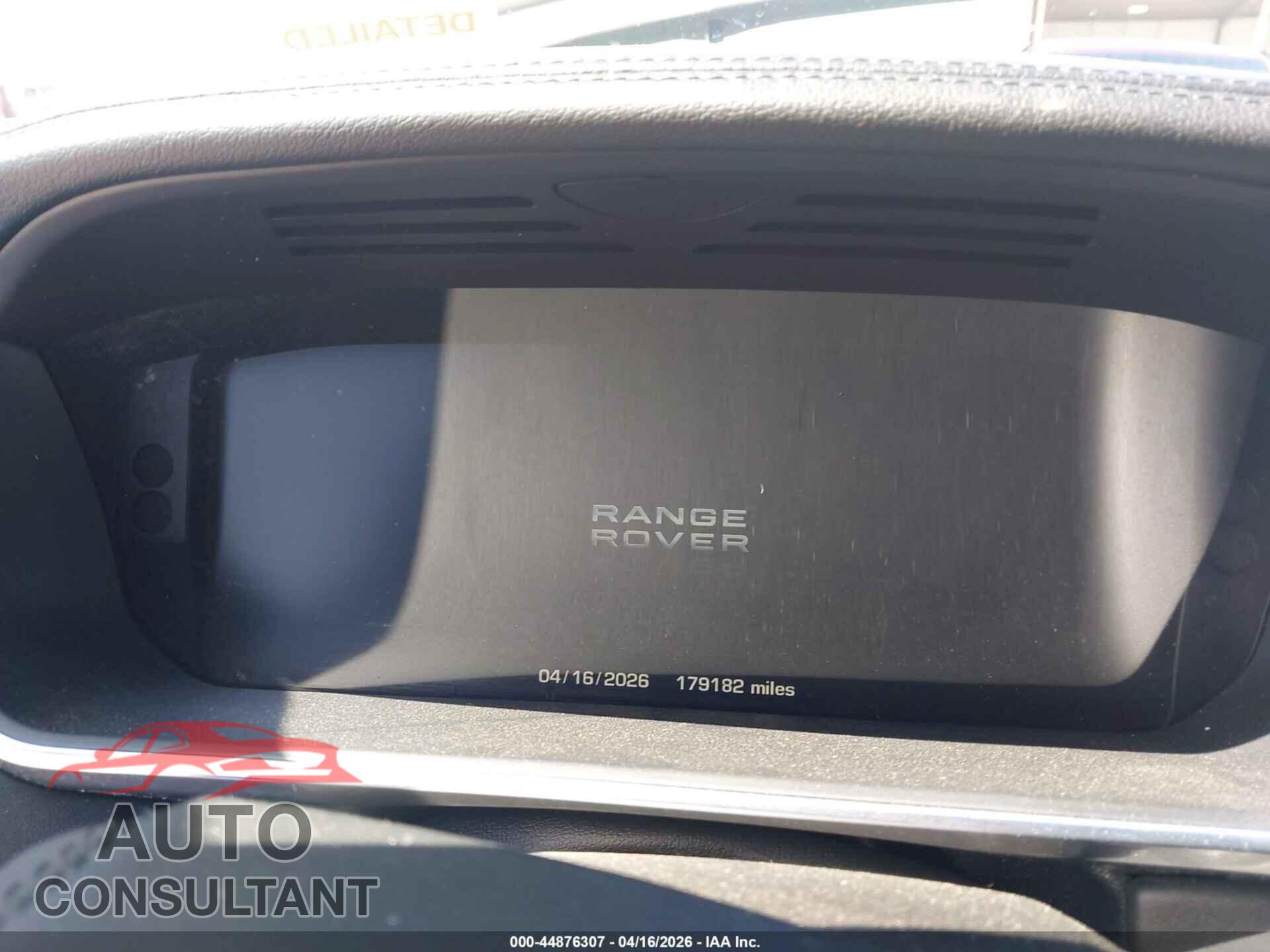 LAND ROVER RANGE ROVER 2013 - SALGS2DF2DA112973