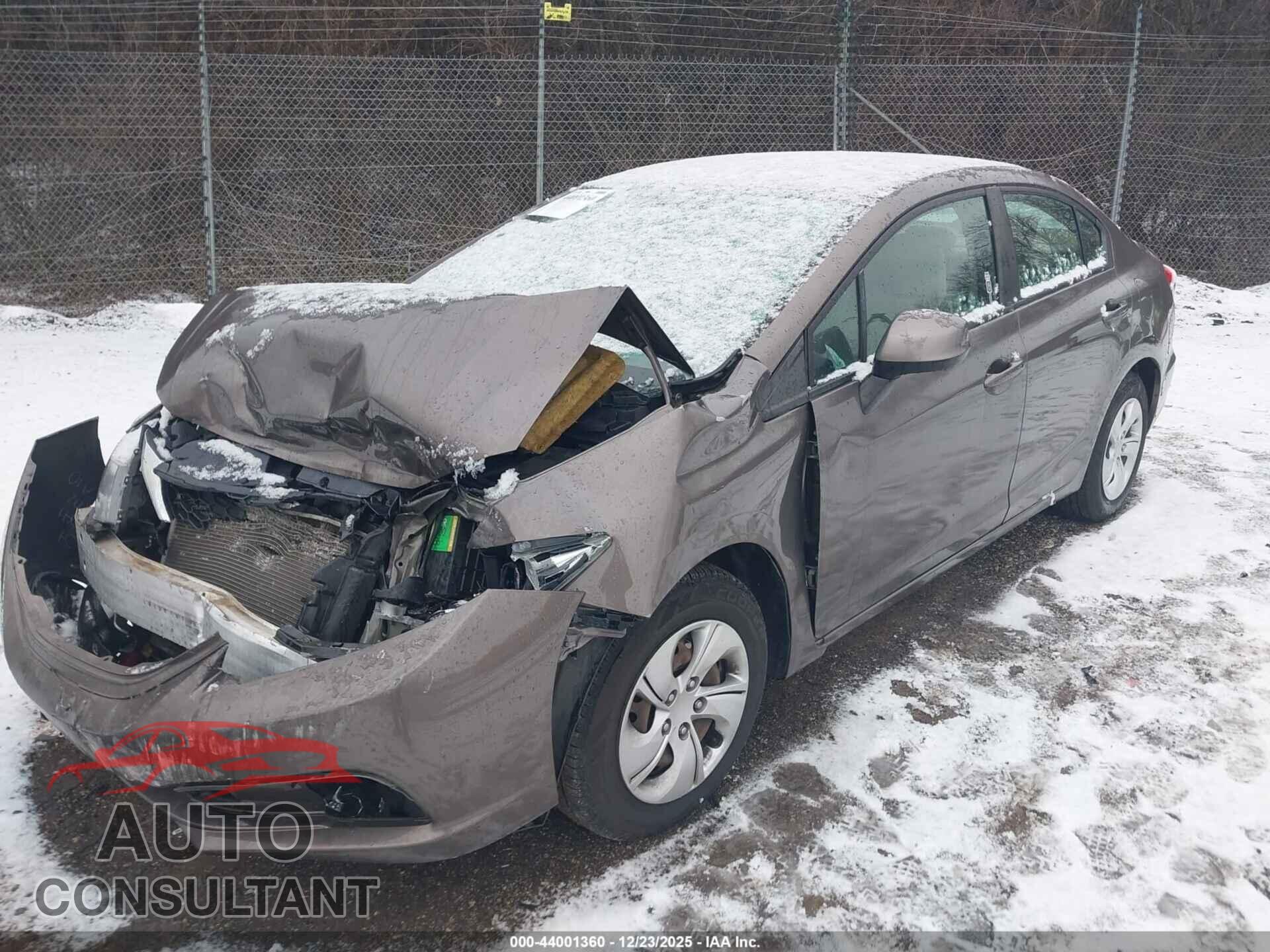 HONDA CIVIC 2013 - 19XFB2F53DE271487