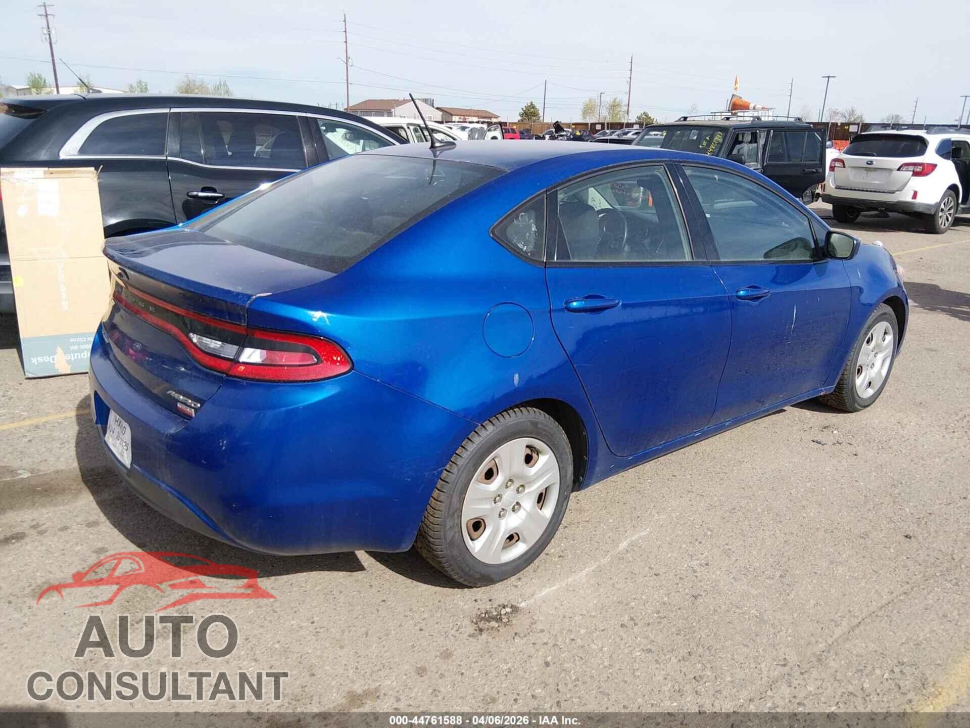 DODGE DART 2013 - 1C3CDFAH2DD317497