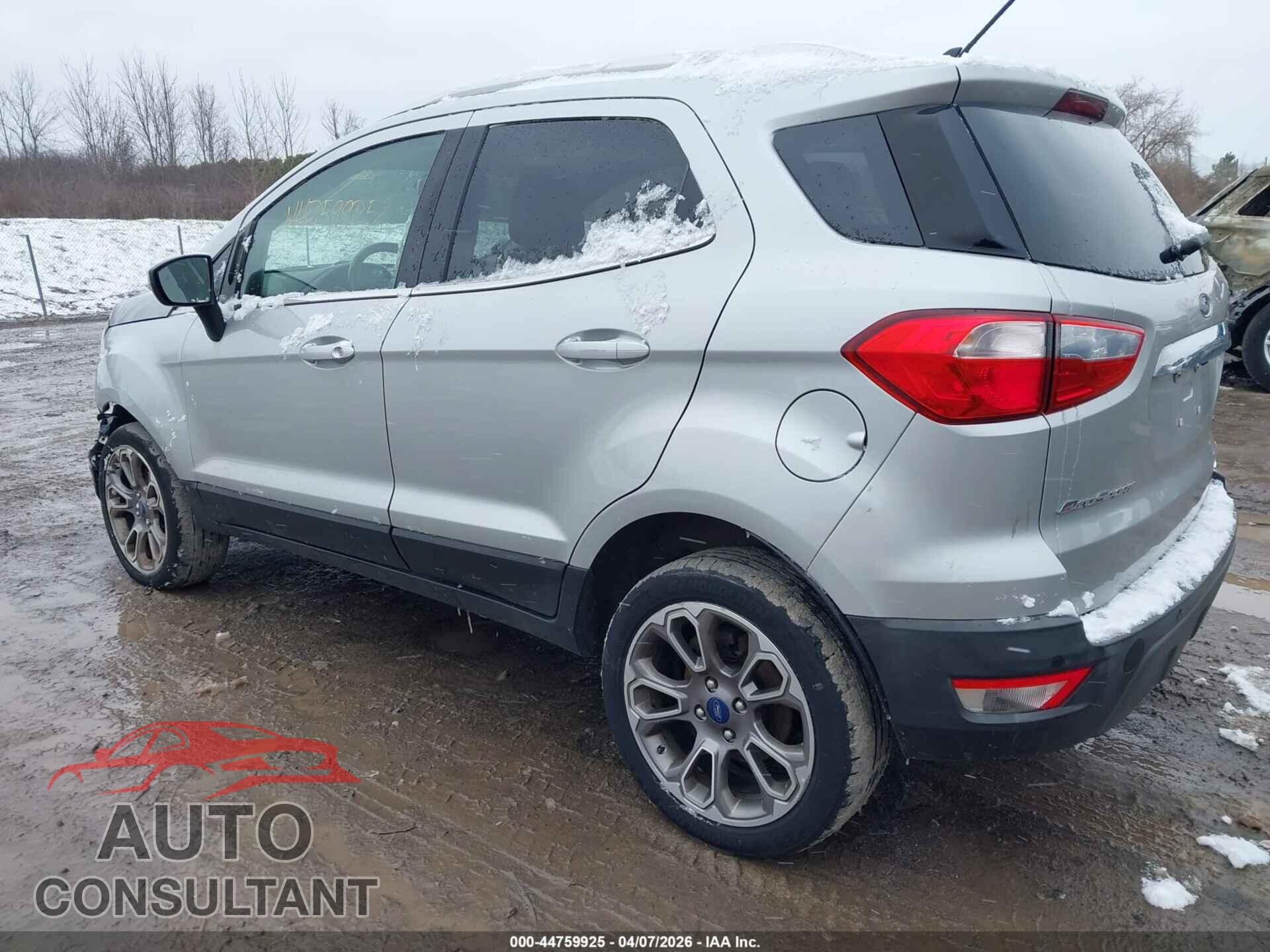 FORD ECOSPORT 2019 - MAJ6S3KL6KC294041