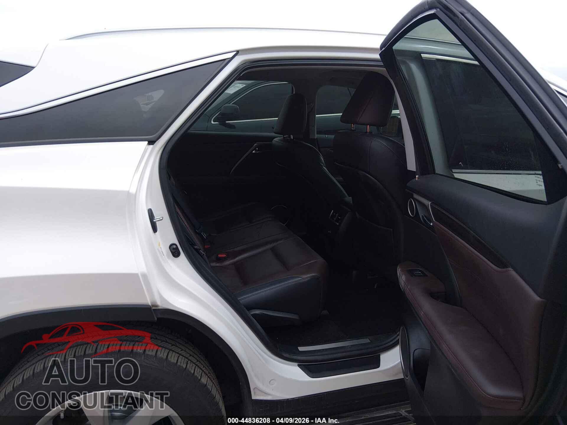 LEXUS RX 350 2017 - 2T2BZMCA4HC077980