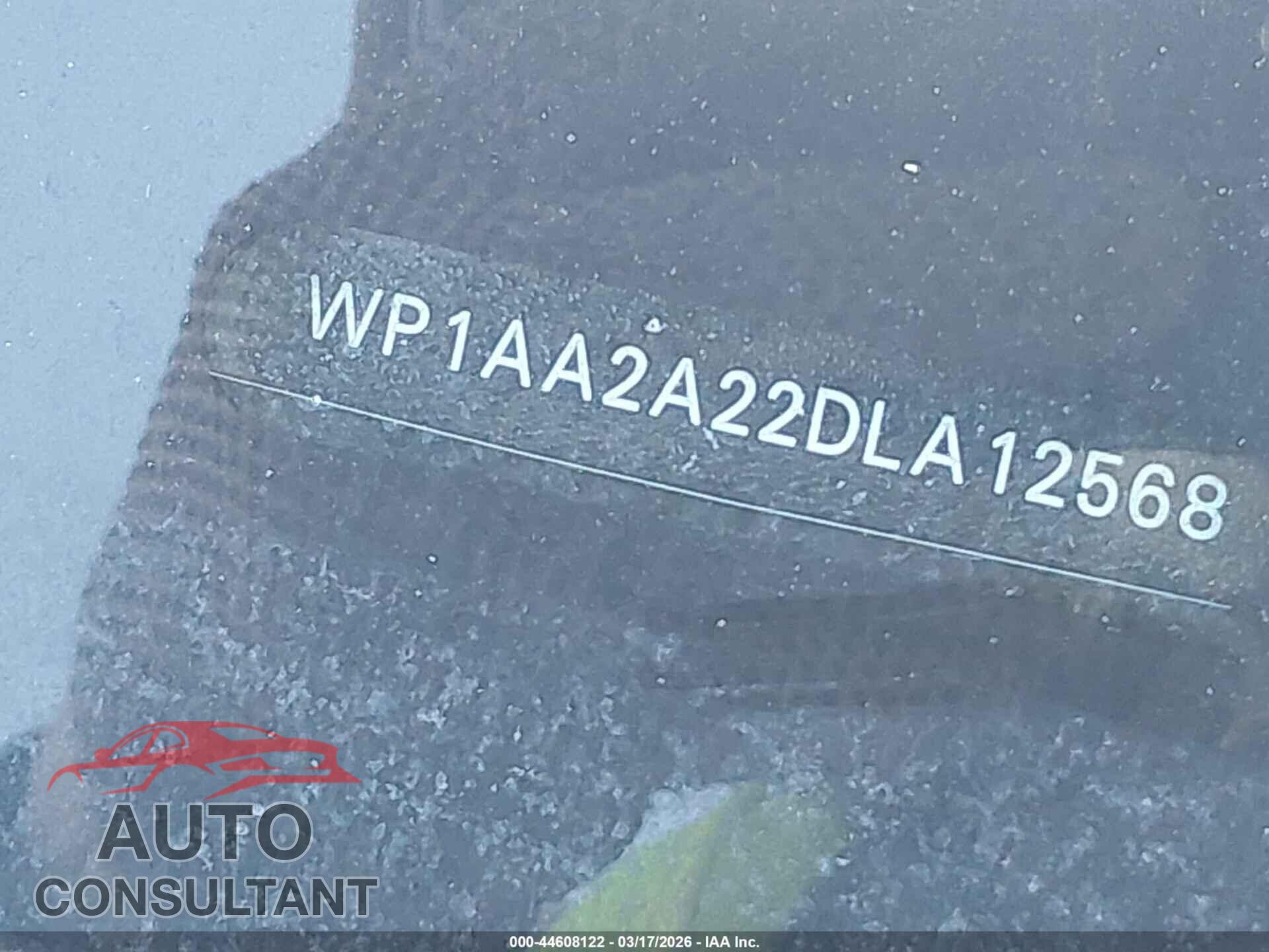 PORSCHE CAYENNE 2013 - WP1AA2A22DLA12568
