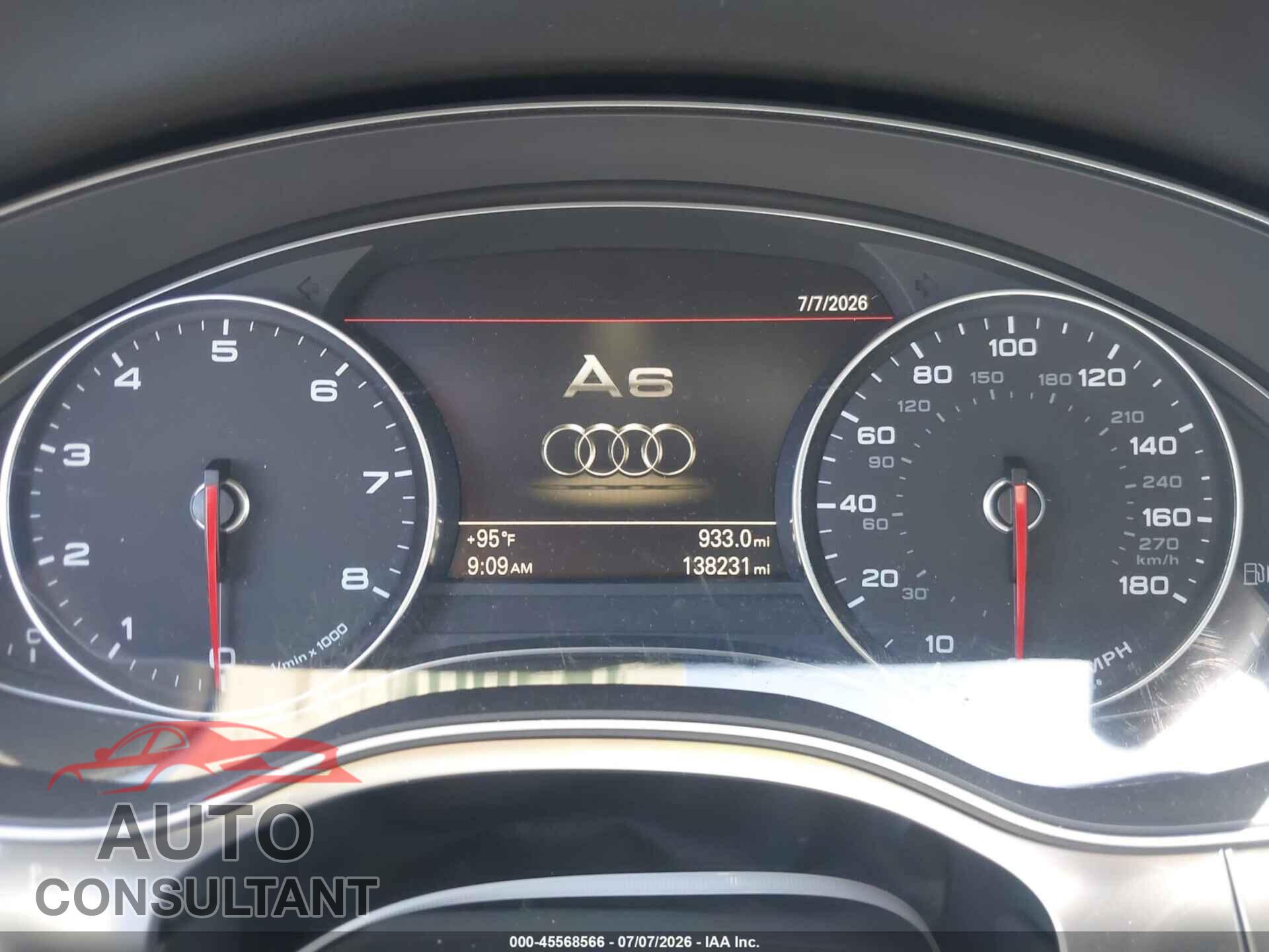 AUDI A6 2012 - WAUDFAFC8CN175494