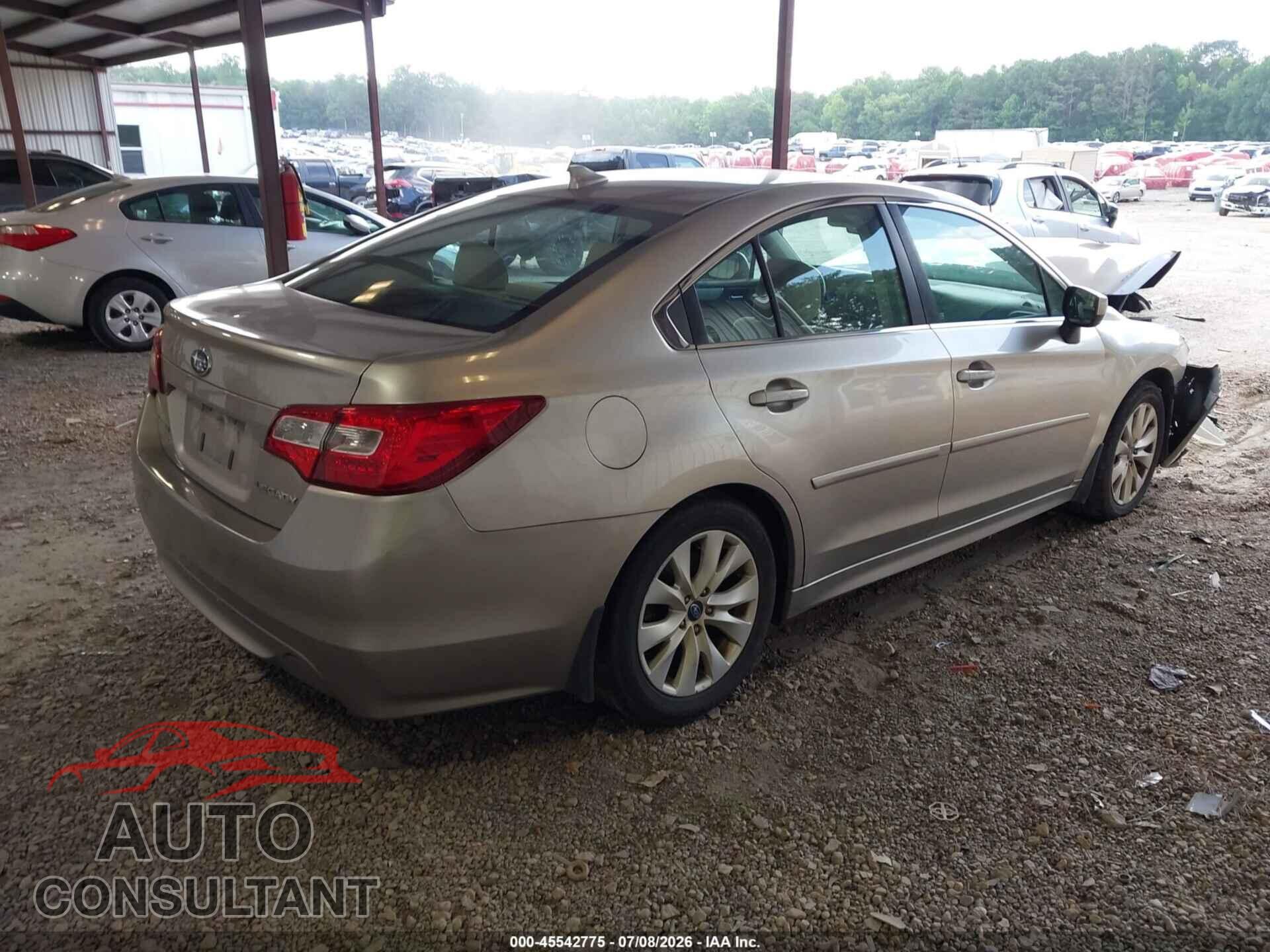 SUBARU LEGACY 2016 - 4S3BNBC63G3020175