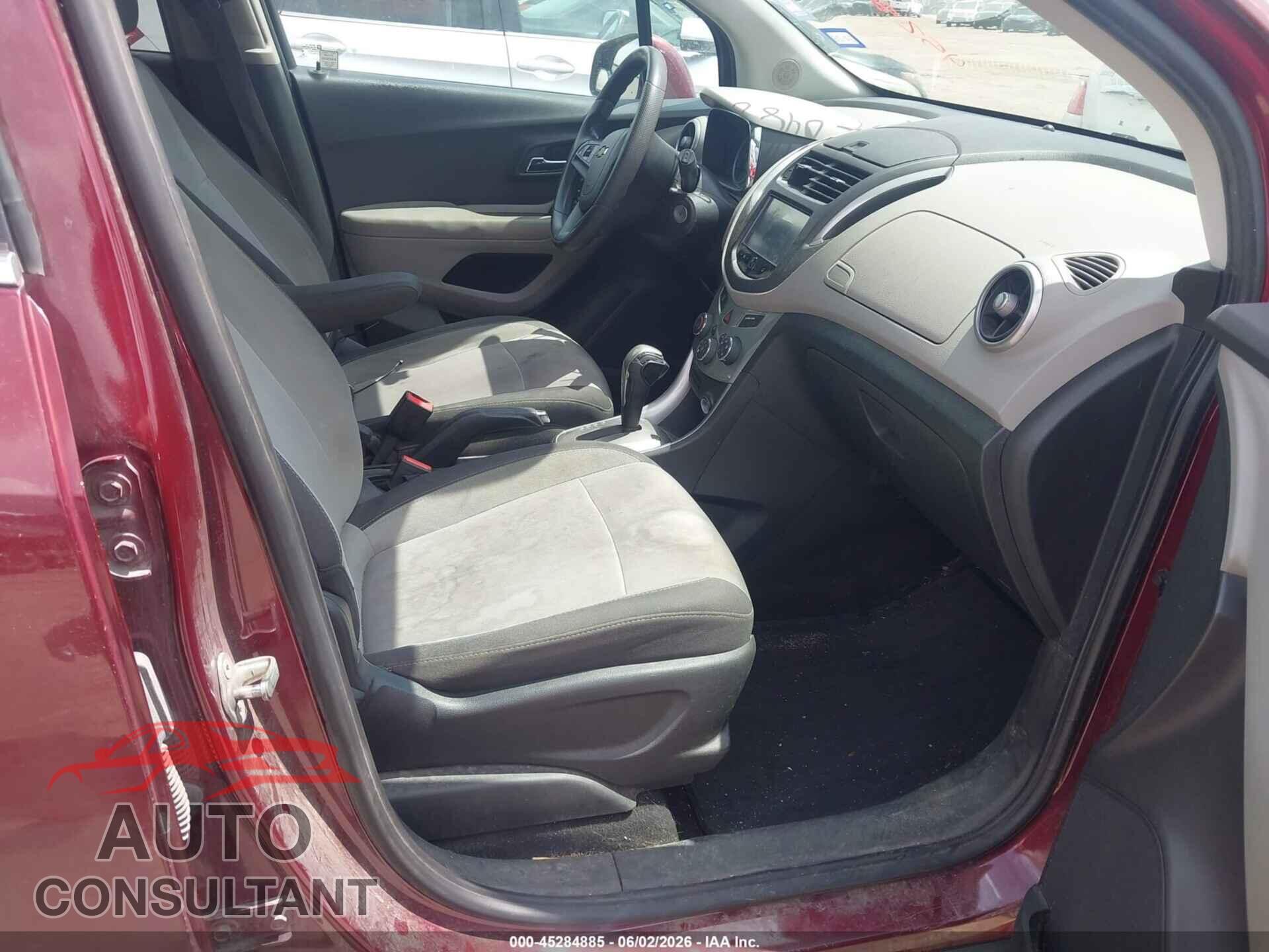 CHEVROLET TRAX 2016 - 3GNCJLSB1GL266741
