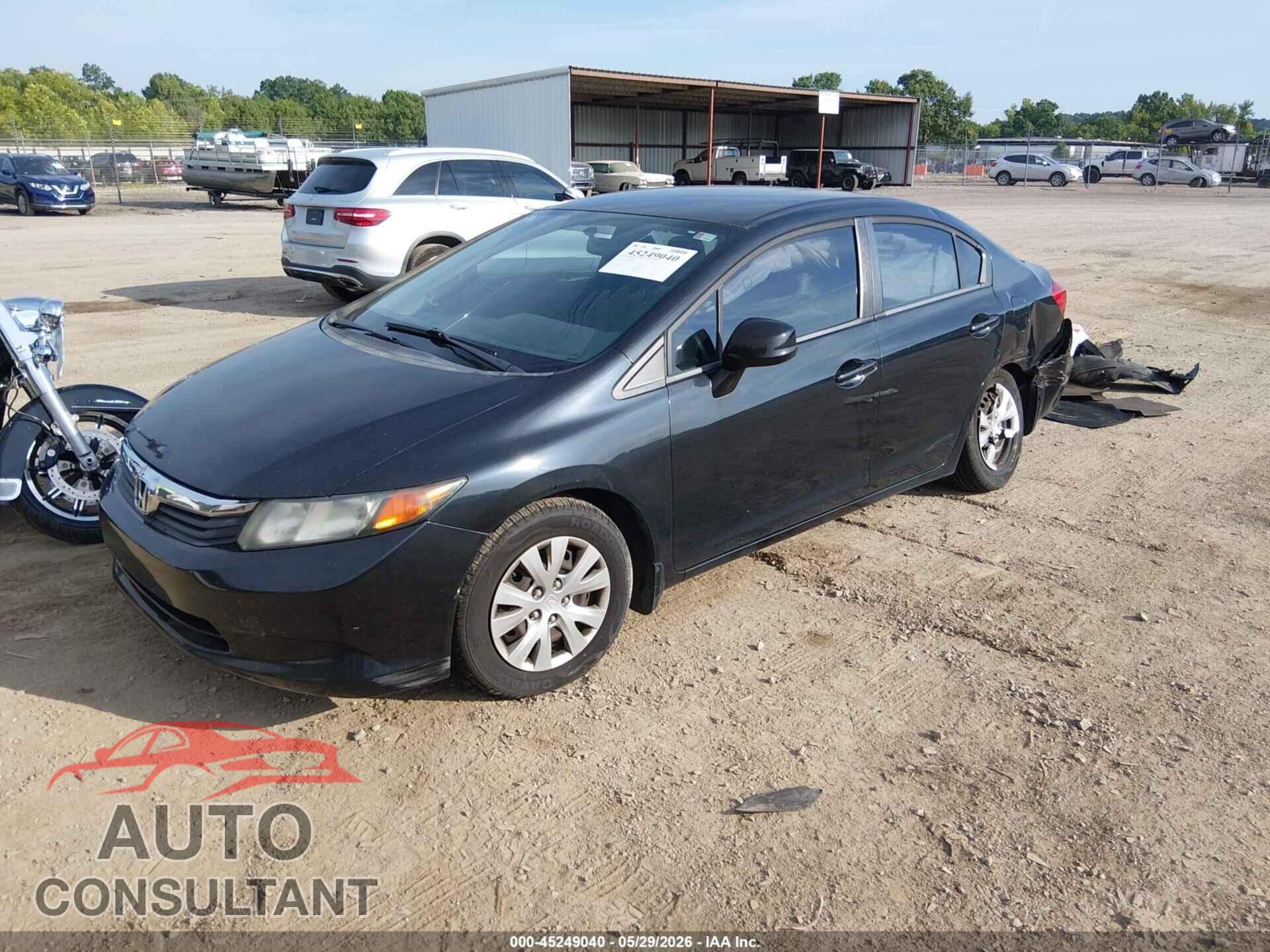 HONDA CIVIC 2012 - 2HGFB2F5XCH564677