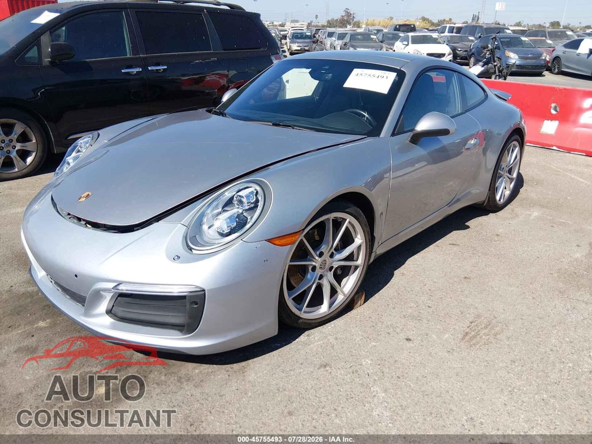 PORSCHE 911 2017 - WP0AA2A92HS107089