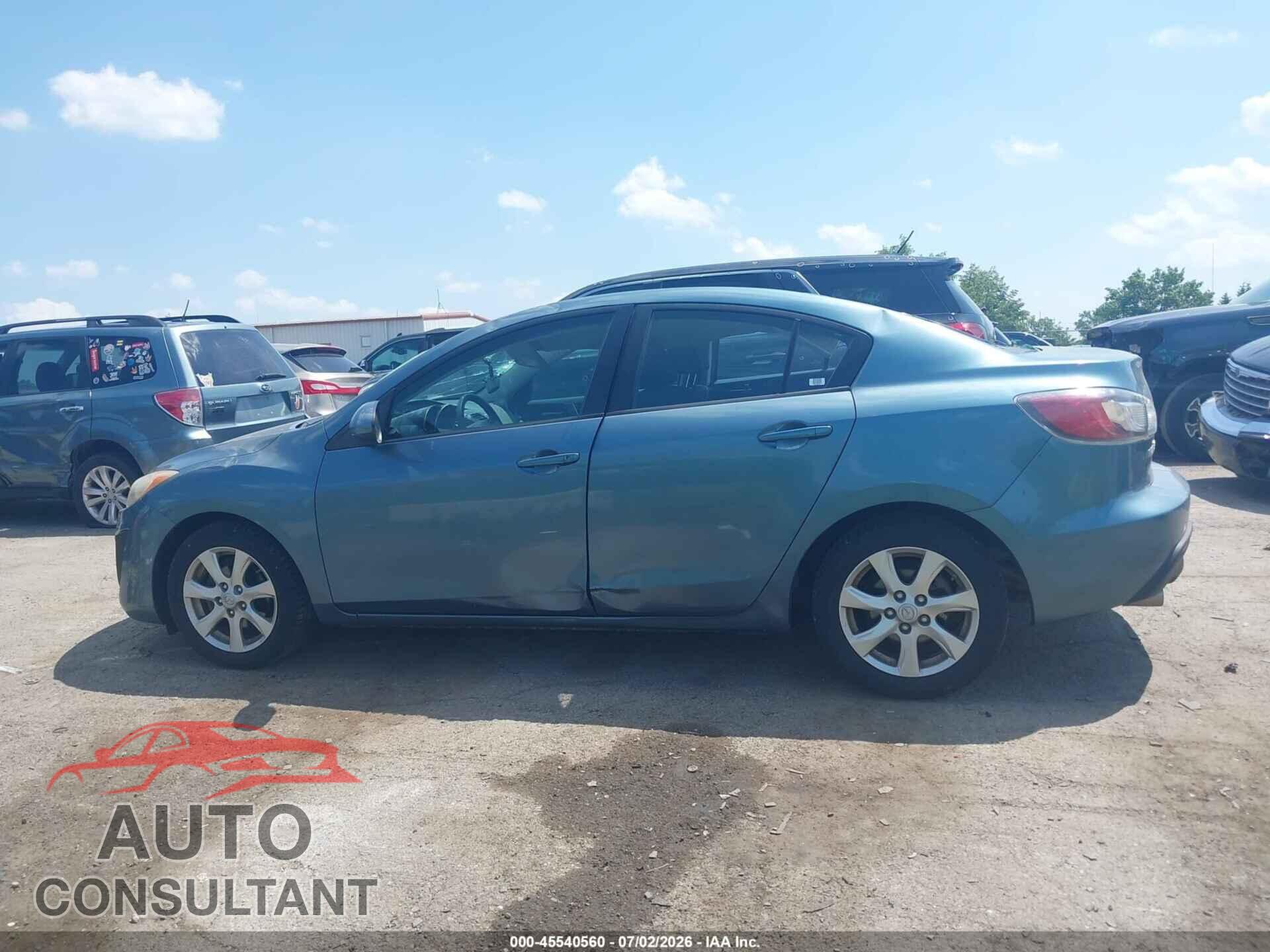 MAZDA MAZDA3 2011 - JM1BL1VG9B1454420