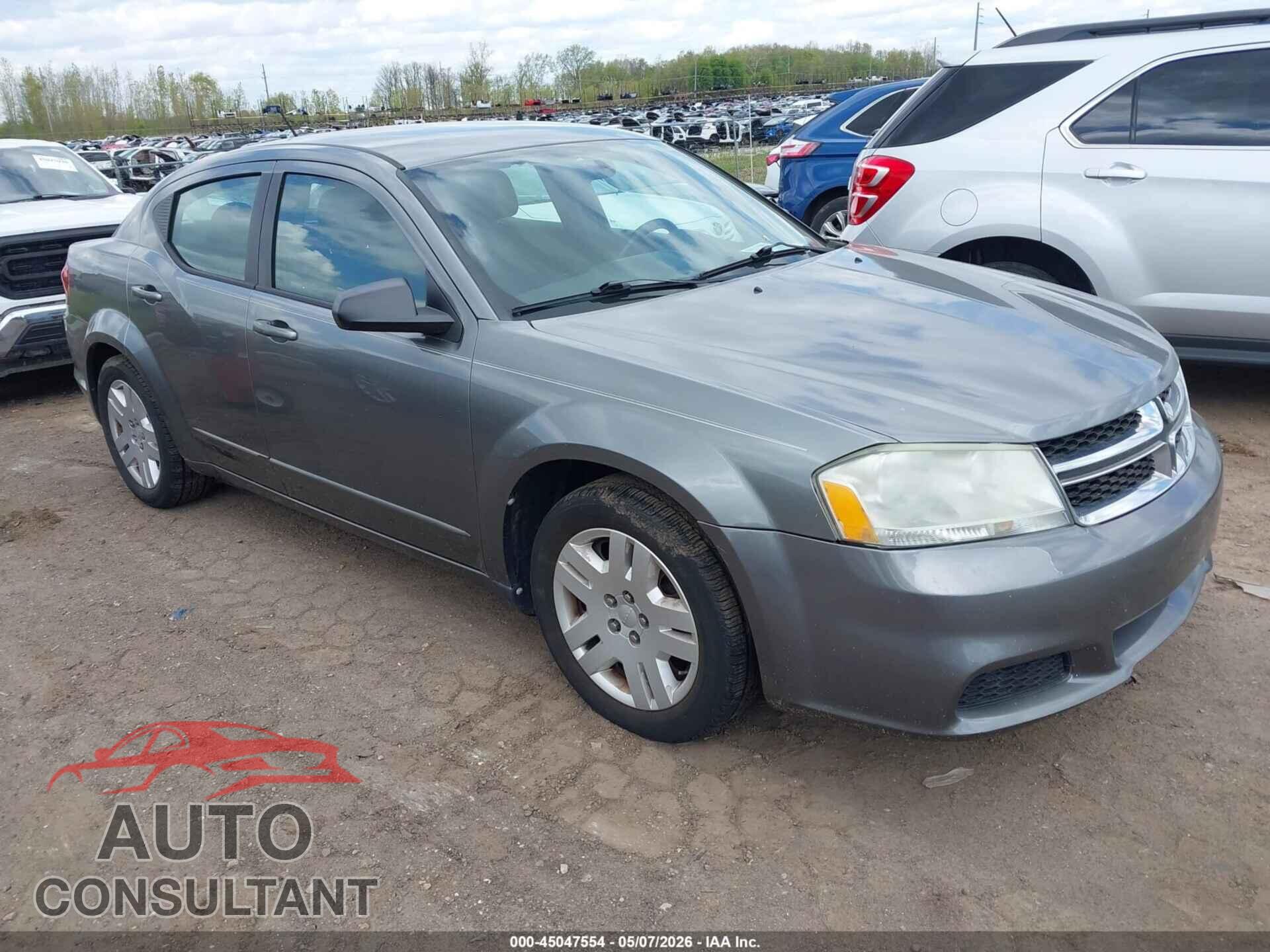 DODGE AVENGER 2011 - 1B3BD4FB9BN578974
