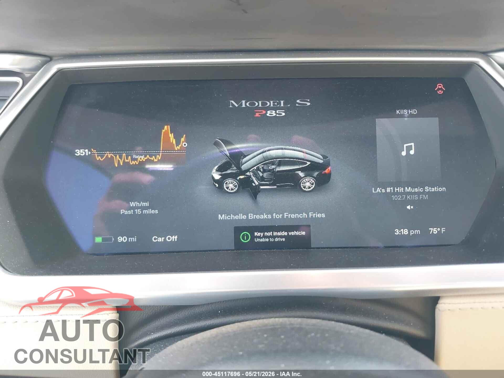 TESLA MODEL S 2013 - 5YJSA1CPXDFP24967