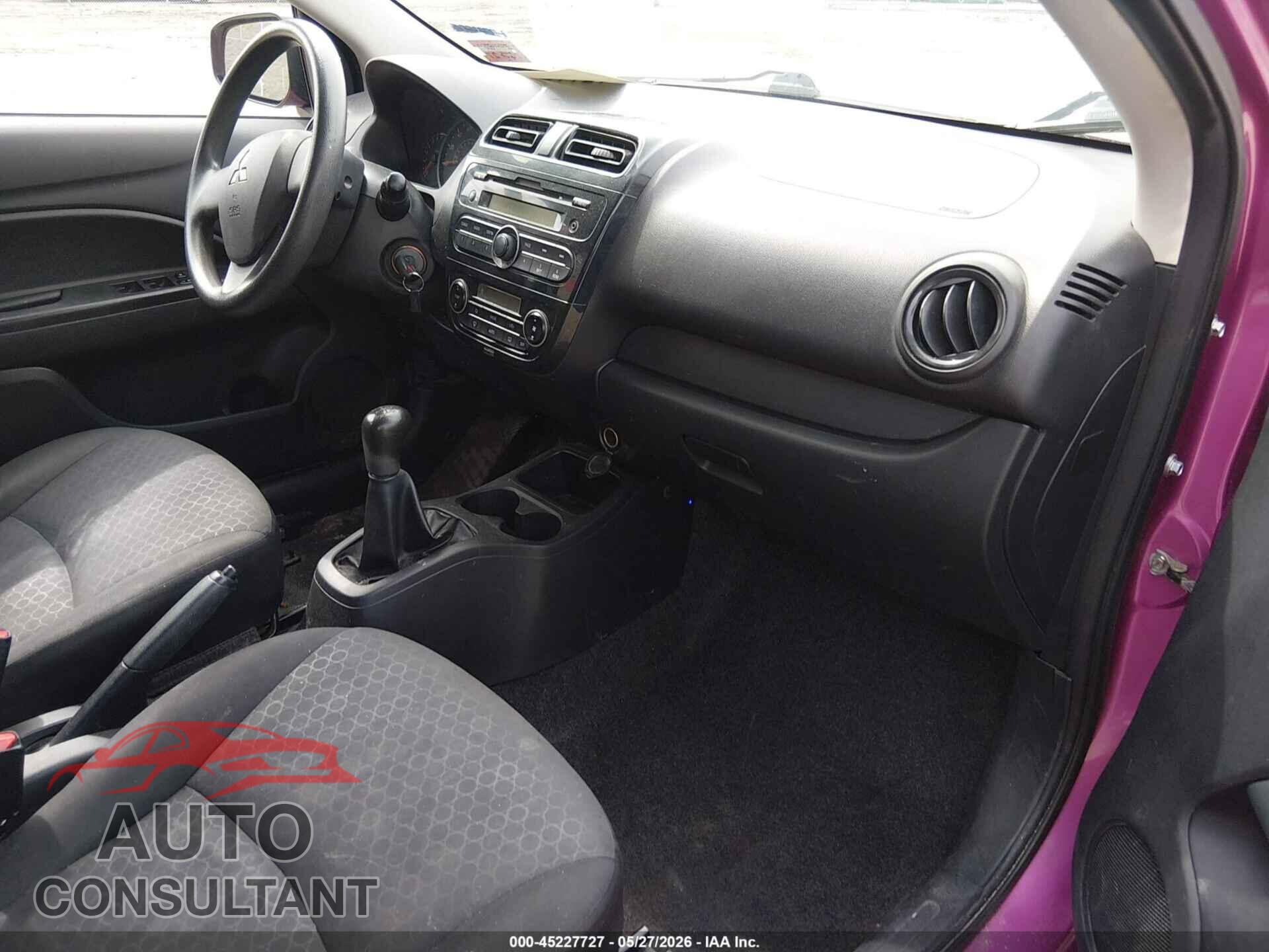 MITSUBISHI MIRAGE 2014 - ML32A3HJ9EH017914
