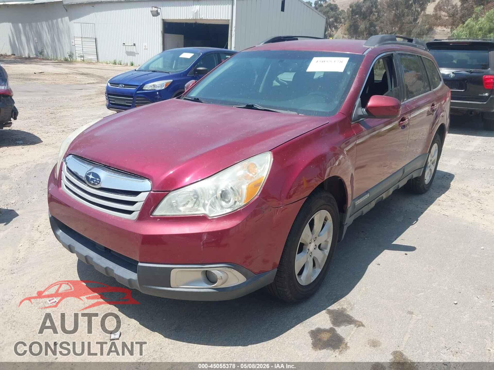 SUBARU OUTBACK 2012 - 4S4BRBCC3C3213233