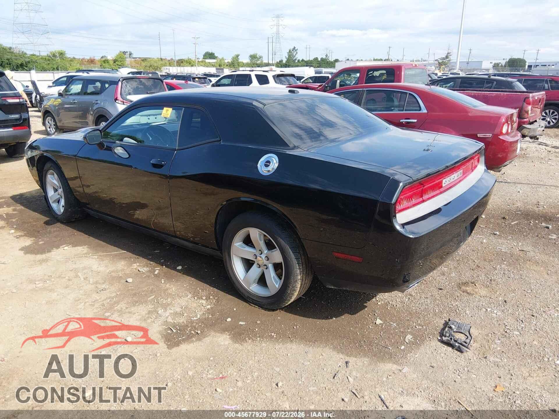 DODGE CHALLENGER 2013 - 2C3CDYAG5DH582226