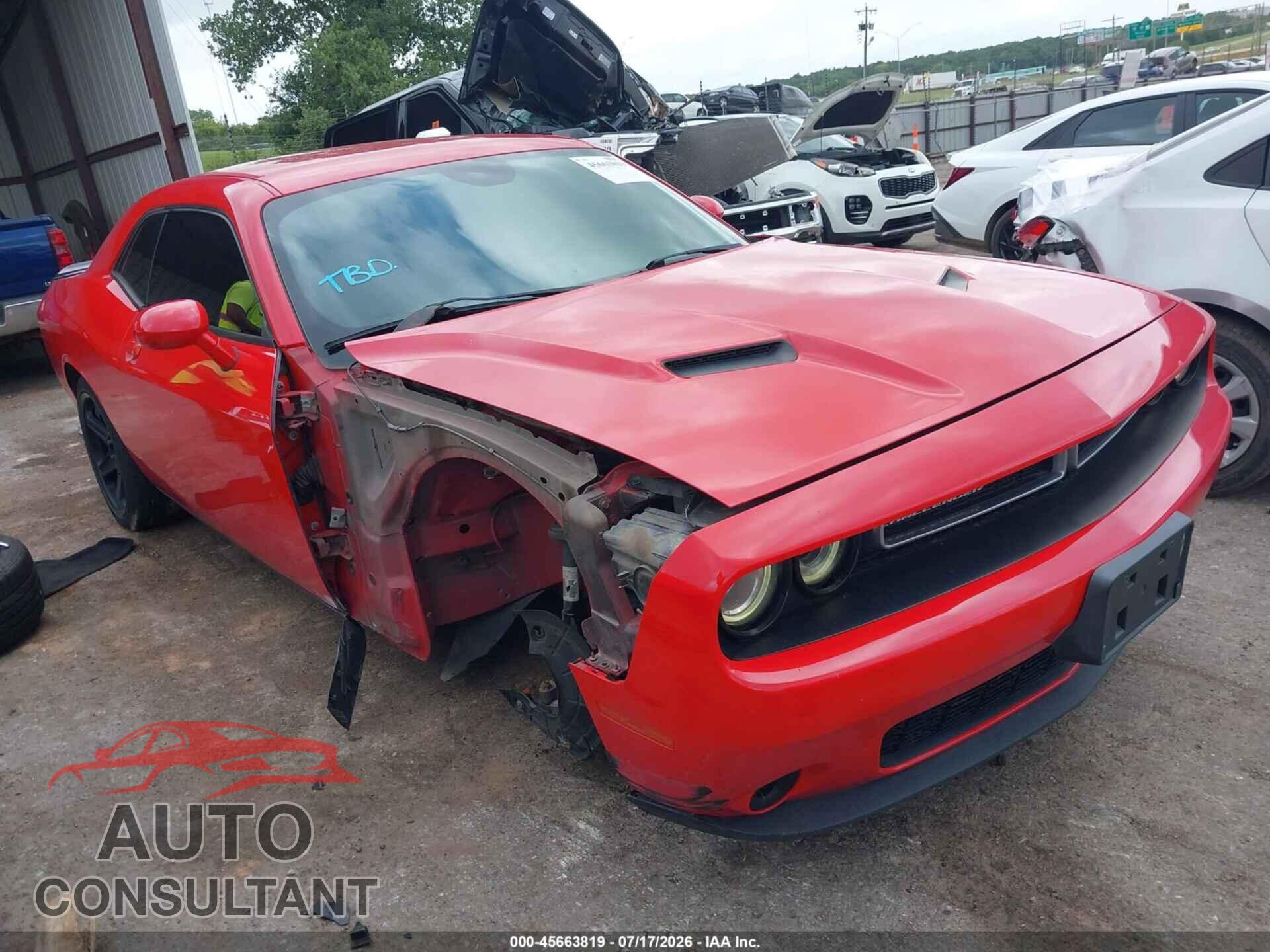 DODGE CHALLENGER 2016 - 2C3CDZAG1GH184666
