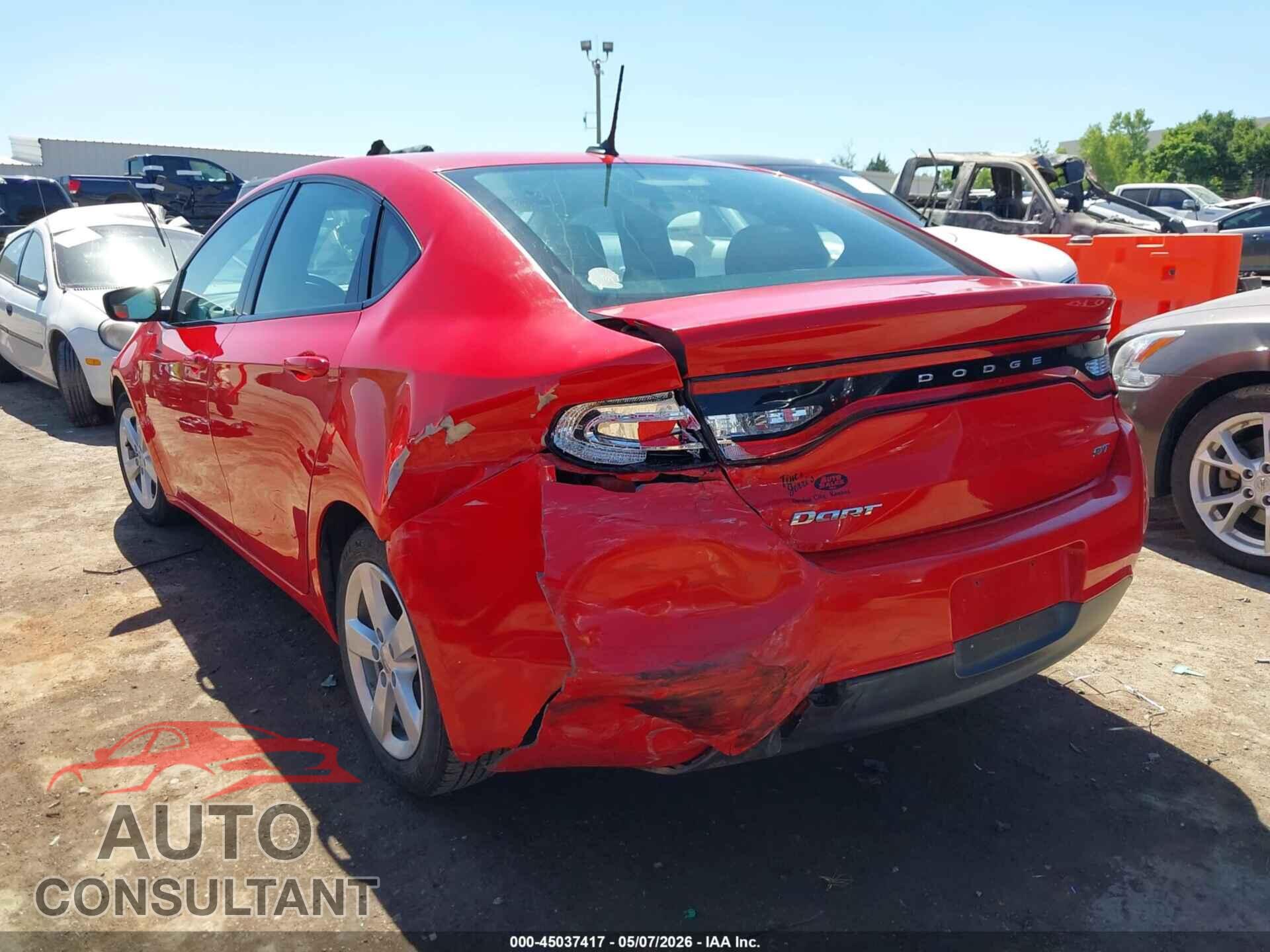 DODGE DART 2016 - 1C3CDFBB3GD689770