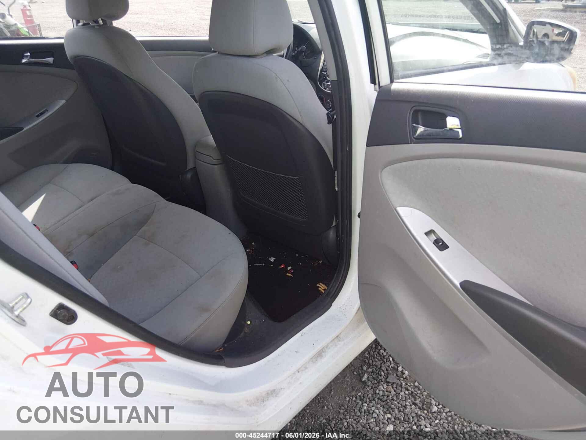 HYUNDAI ACCENT 2014 - KMHCU5AE3EU168736