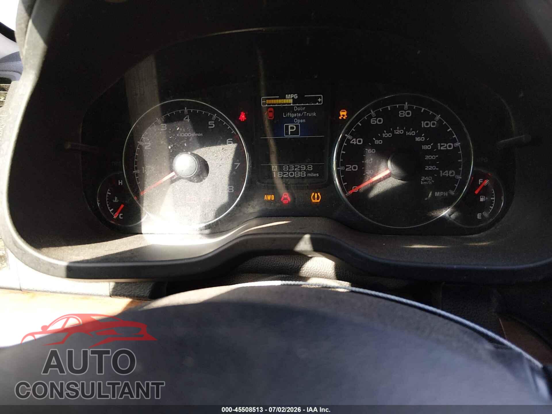 SUBARU OUTBACK 2013 - 4S4BRCKC5D3216370