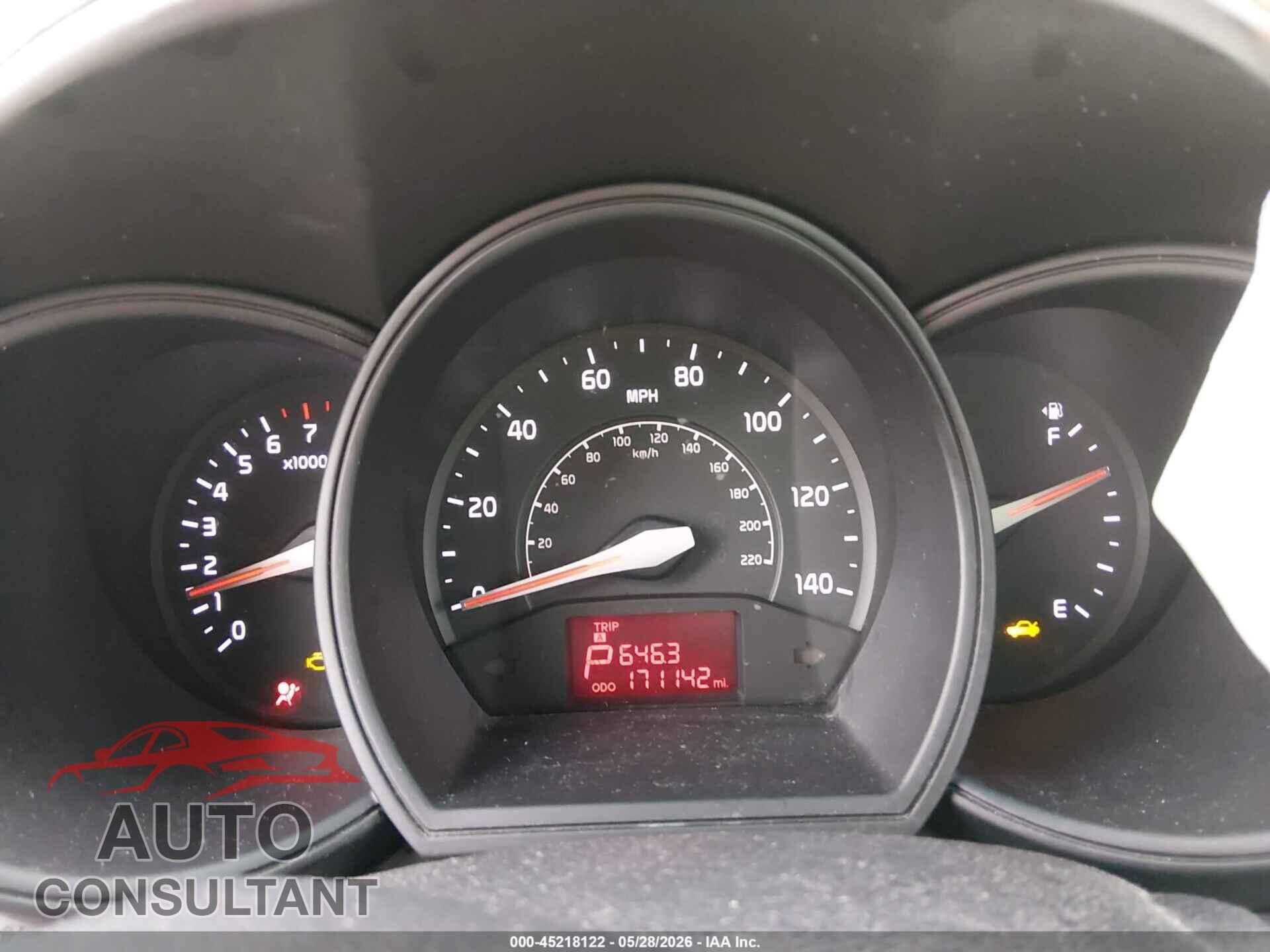 KIA RIO 2013 - KNADN4A38D6283217
