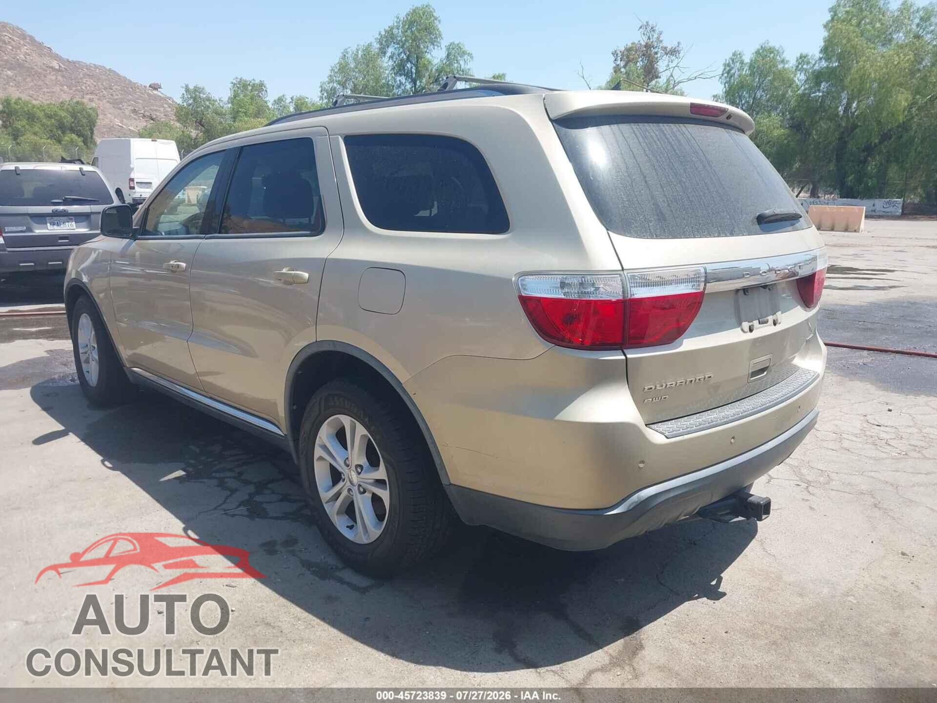 DODGE DURANGO 2011 - 1D4RE4GG5BC638459
