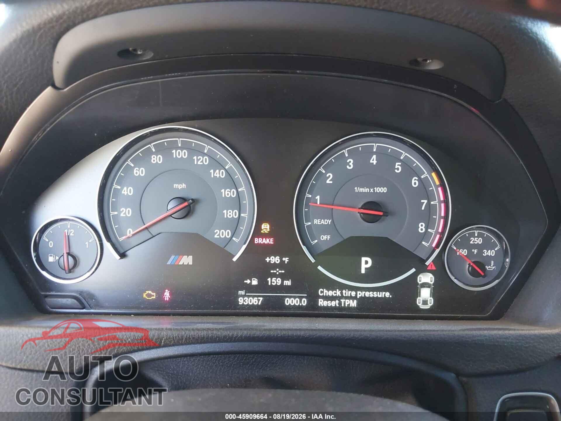 BMW M3 2016 - WBS8M9C58G5E68456
