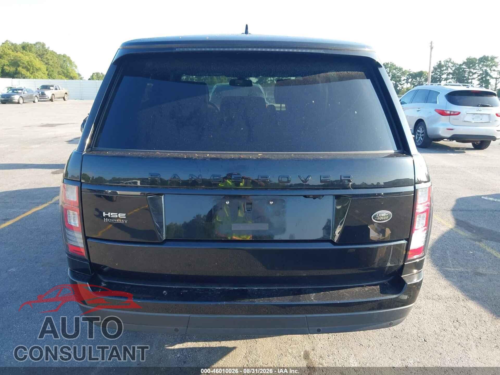 LAND ROVER RANGE ROVER 2016 - SALGS2VF2GA257045