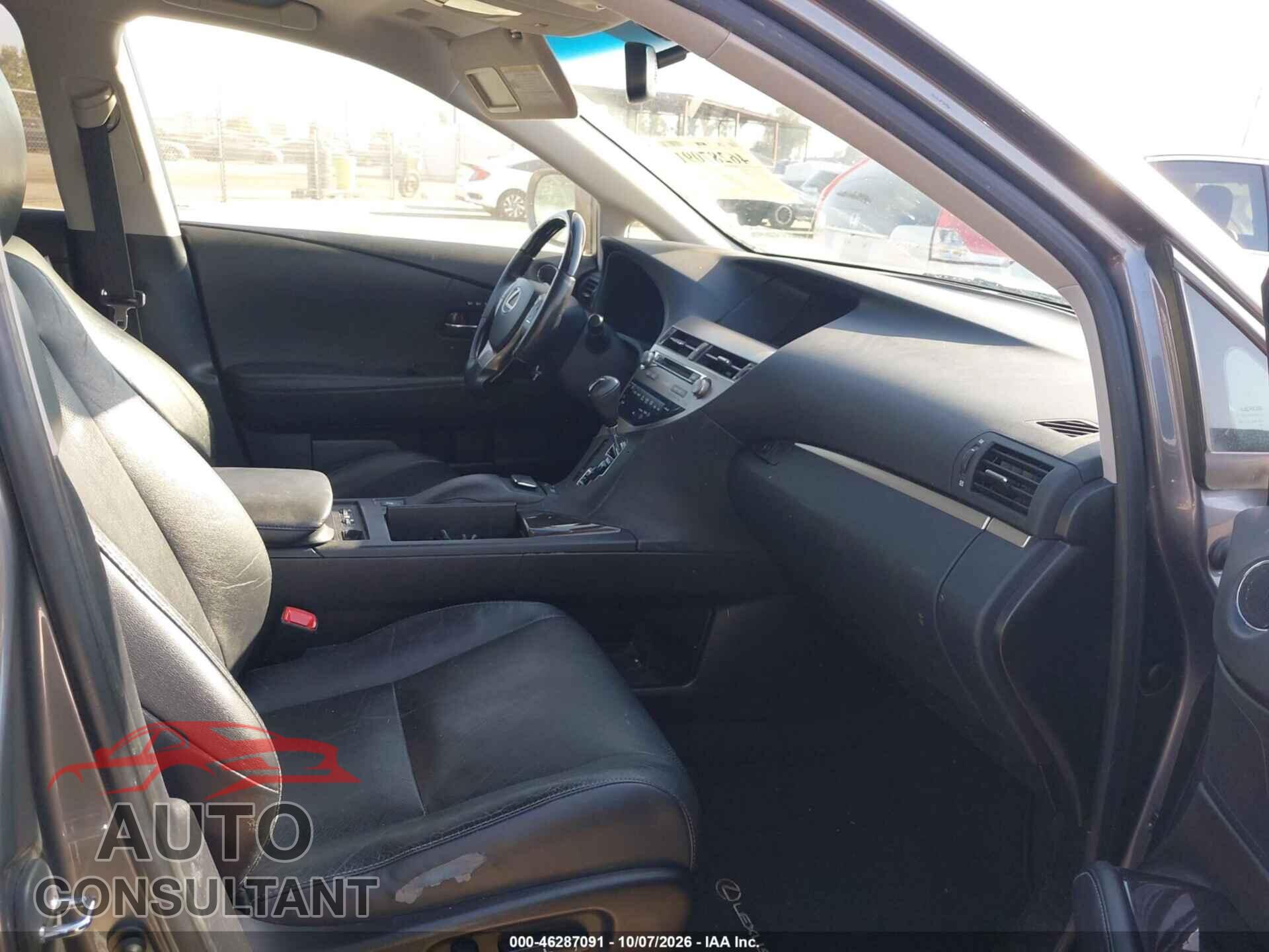 LEXUS RX 350 2013 - 2T2BK1BA9DC165650