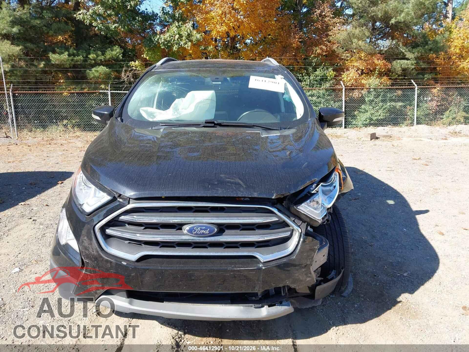 FORD ECOSPORT 2022 - MAJ6S3KL3NC462013