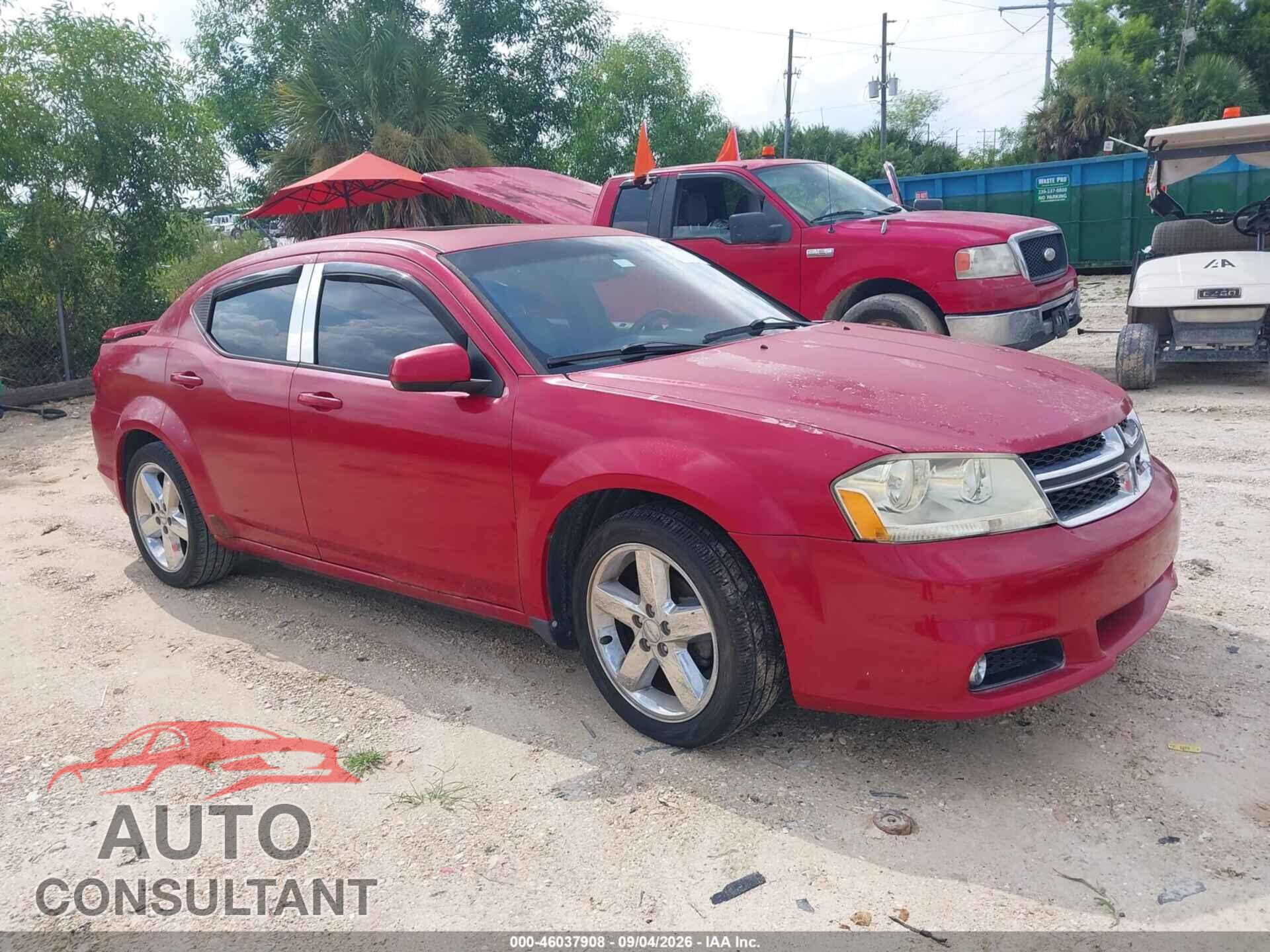 DODGE AVENGER 2011 - 1B3BD2FB1BN508566