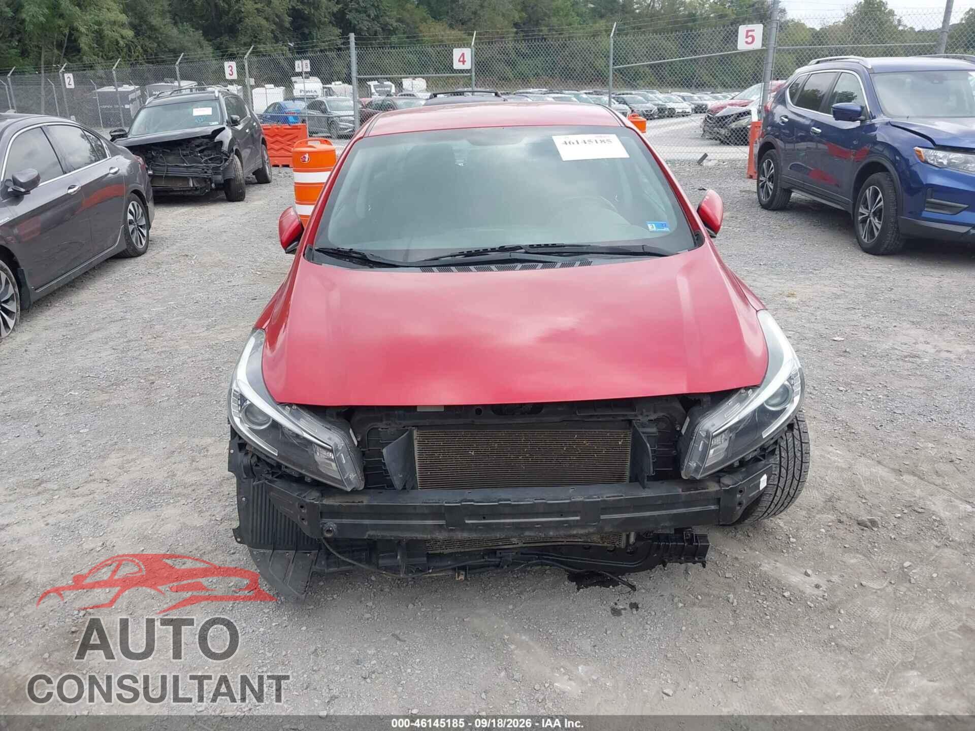 KIA FORTE 2017 - 3KPFL4A75HE009722