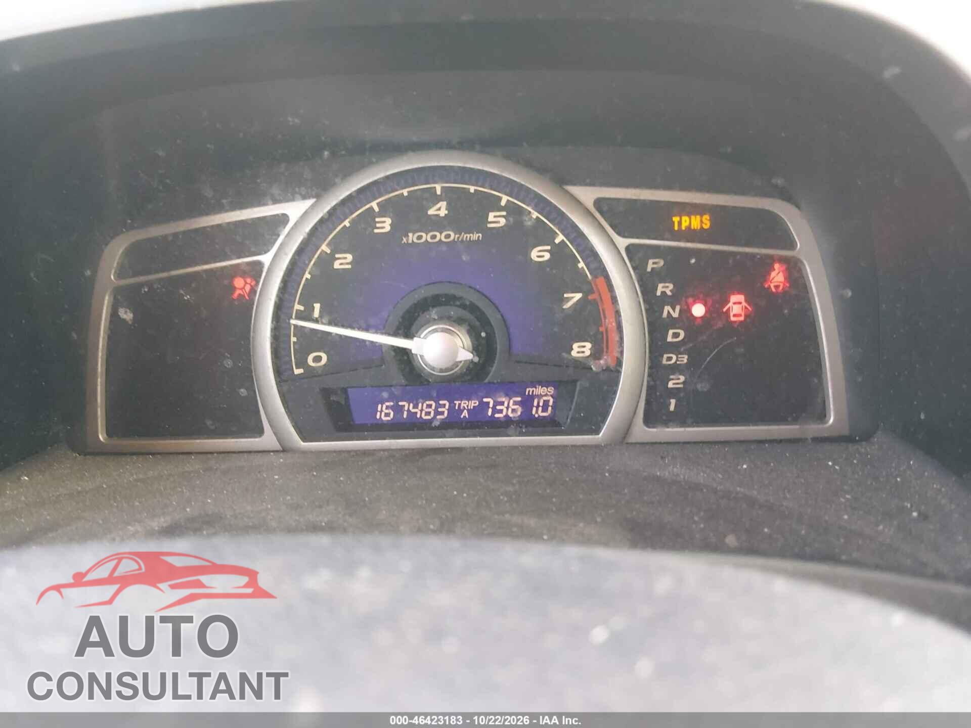 HONDA CIVIC 2010 - 19XFA1F99AE021800