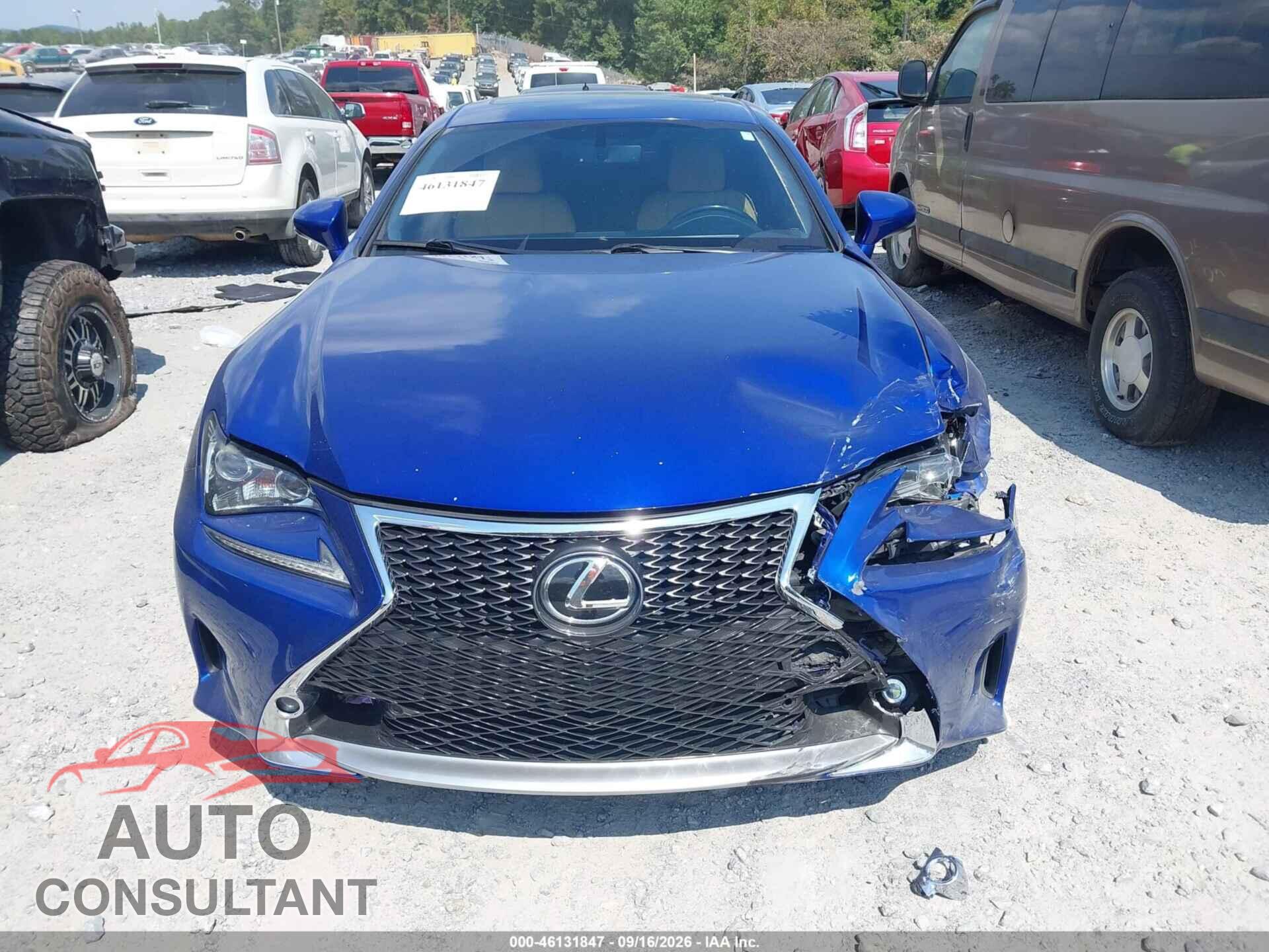 LEXUS RC 350 2015 - JTHHE5BC2F5009916
