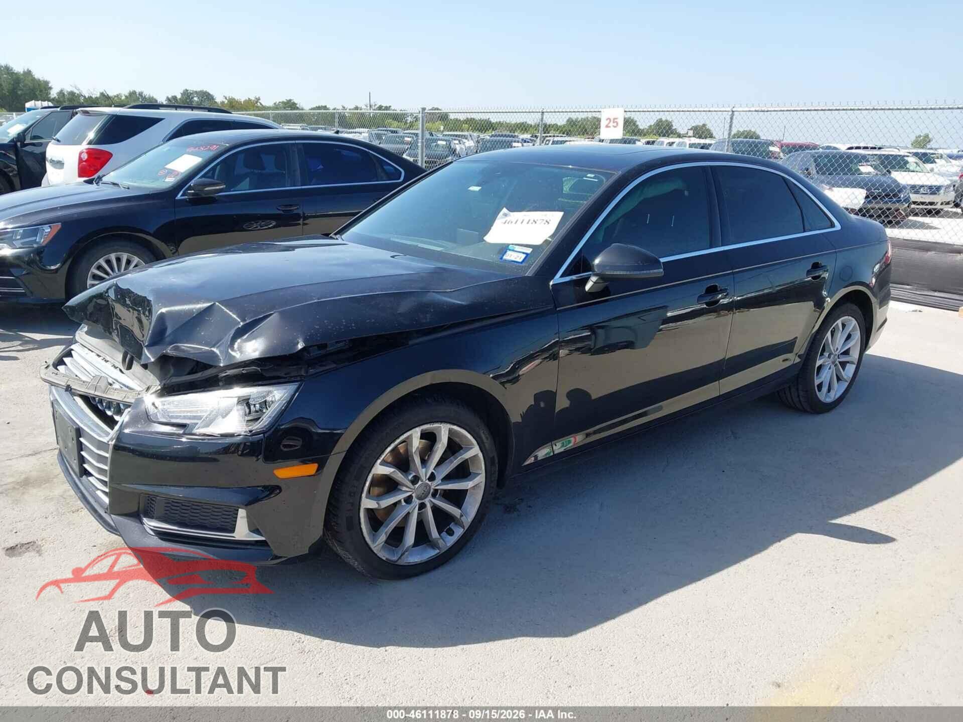 AUDI A4 2019 - WAUGMAF45KN005152
