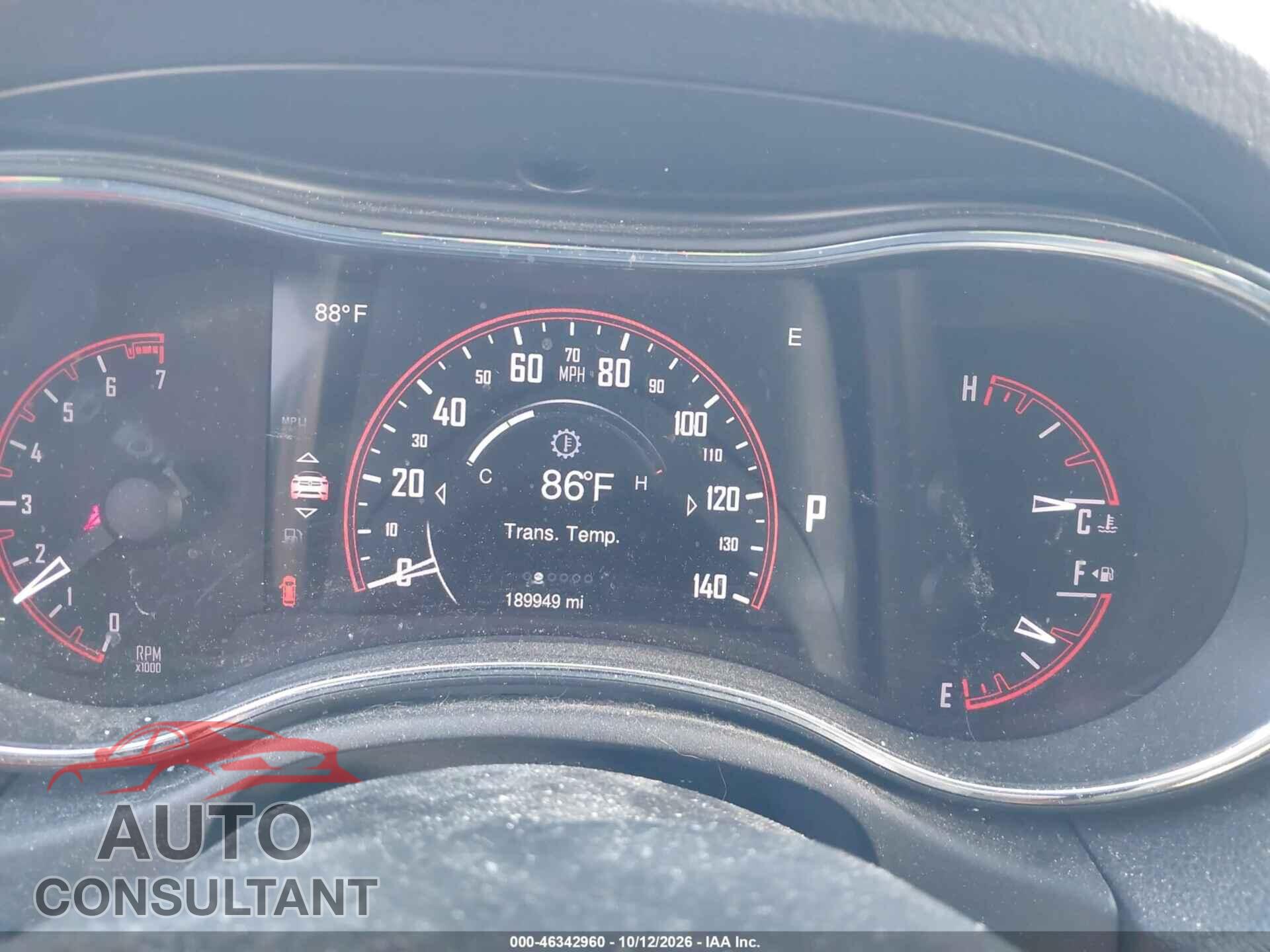 DODGE DURANGO 2014 - 1C4RDJAG2EC287277