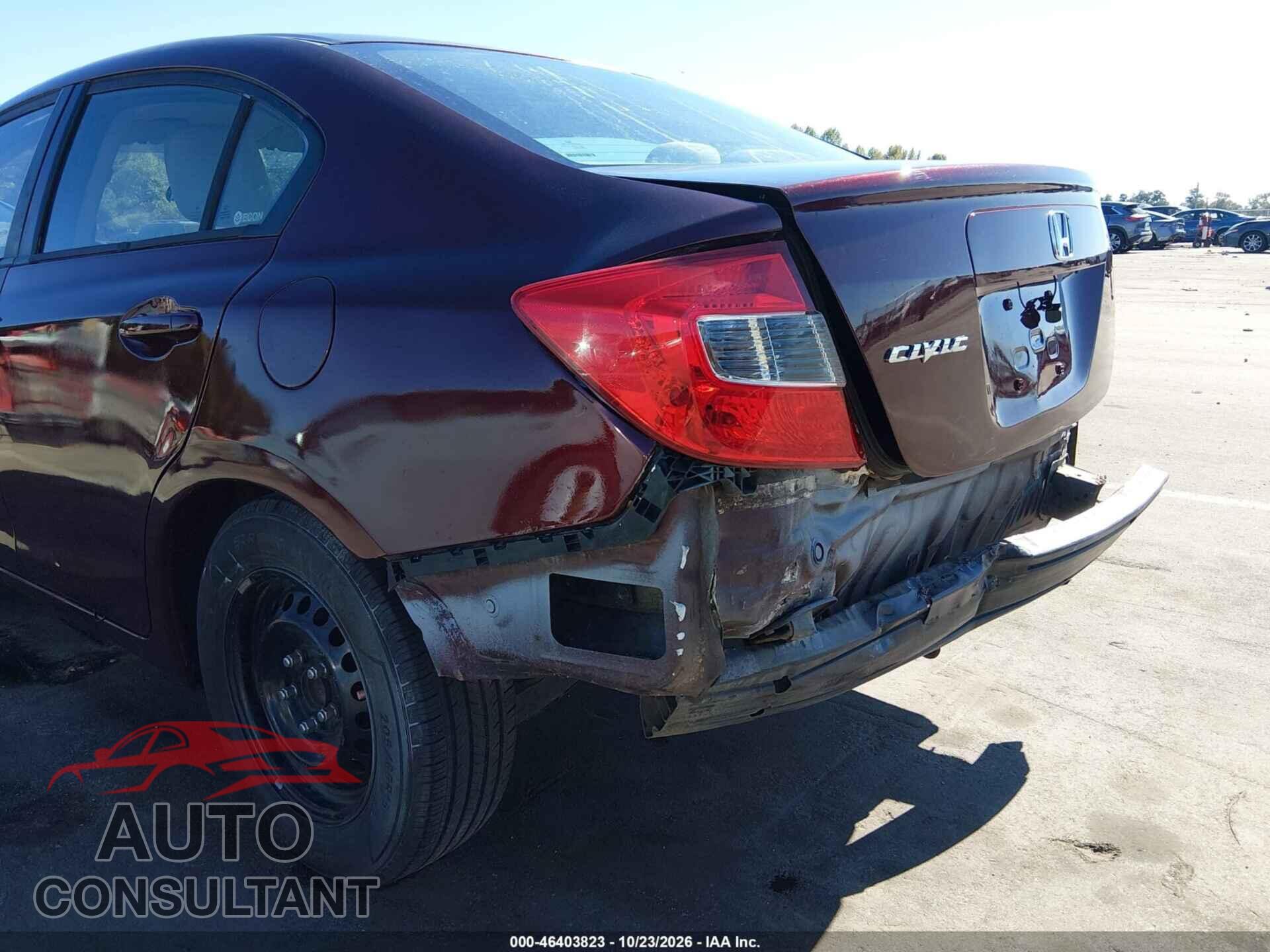 HONDA CIVIC 2012 - 2HGFB2F55CH544918