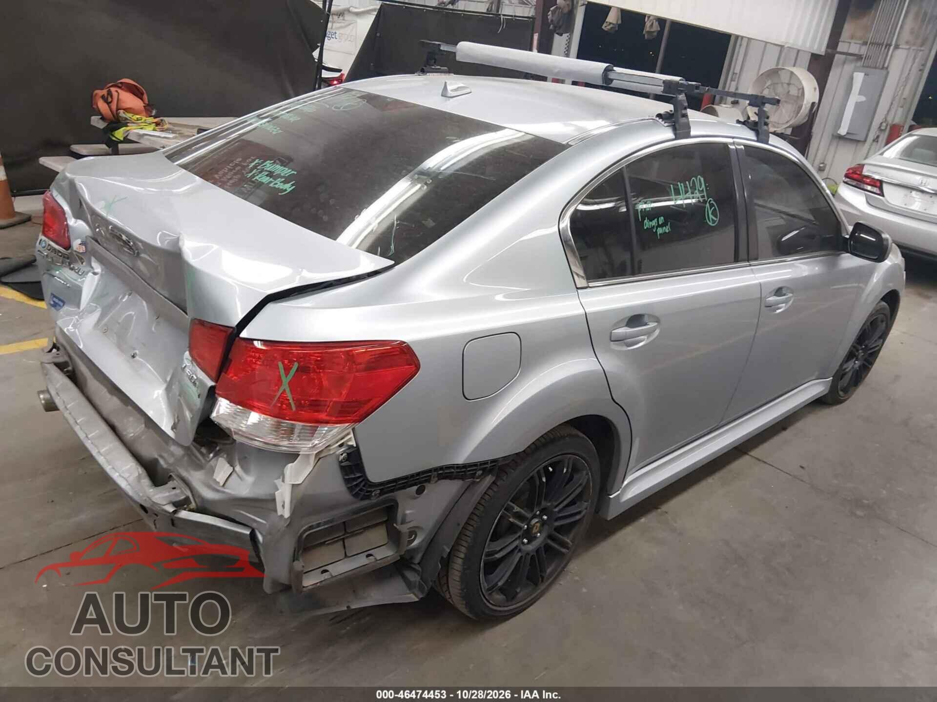 SUBARU LEGACY 2014 - 4S3BMBC66E3017139