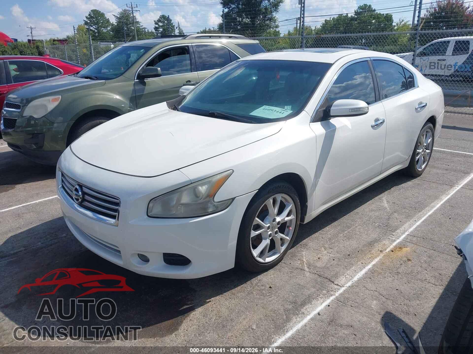 NISSAN MAXIMA 2012 - 1N4AA5AP1CC852781