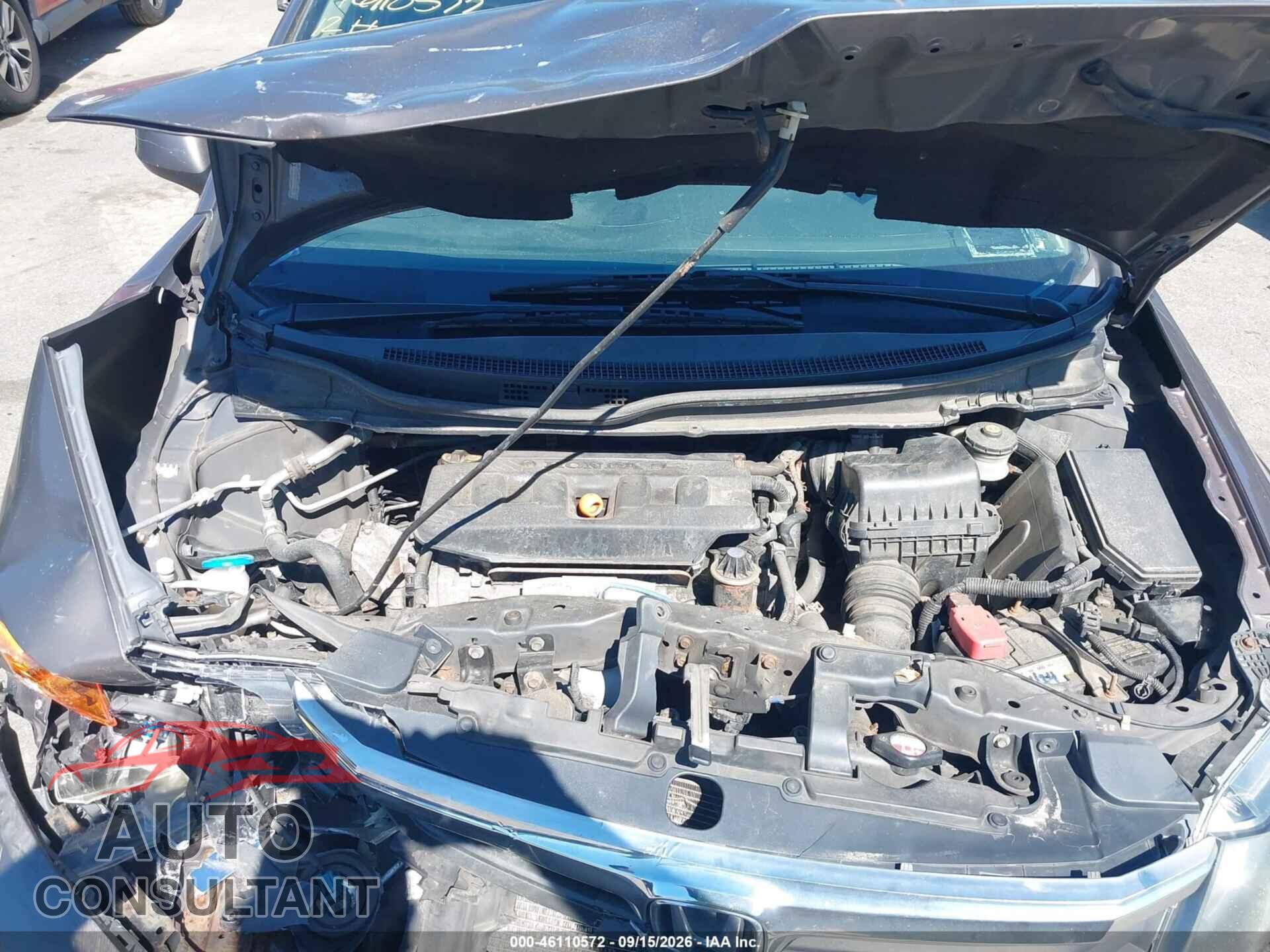 HONDA CIVIC 2012 - 2HGFB2F80CH521069