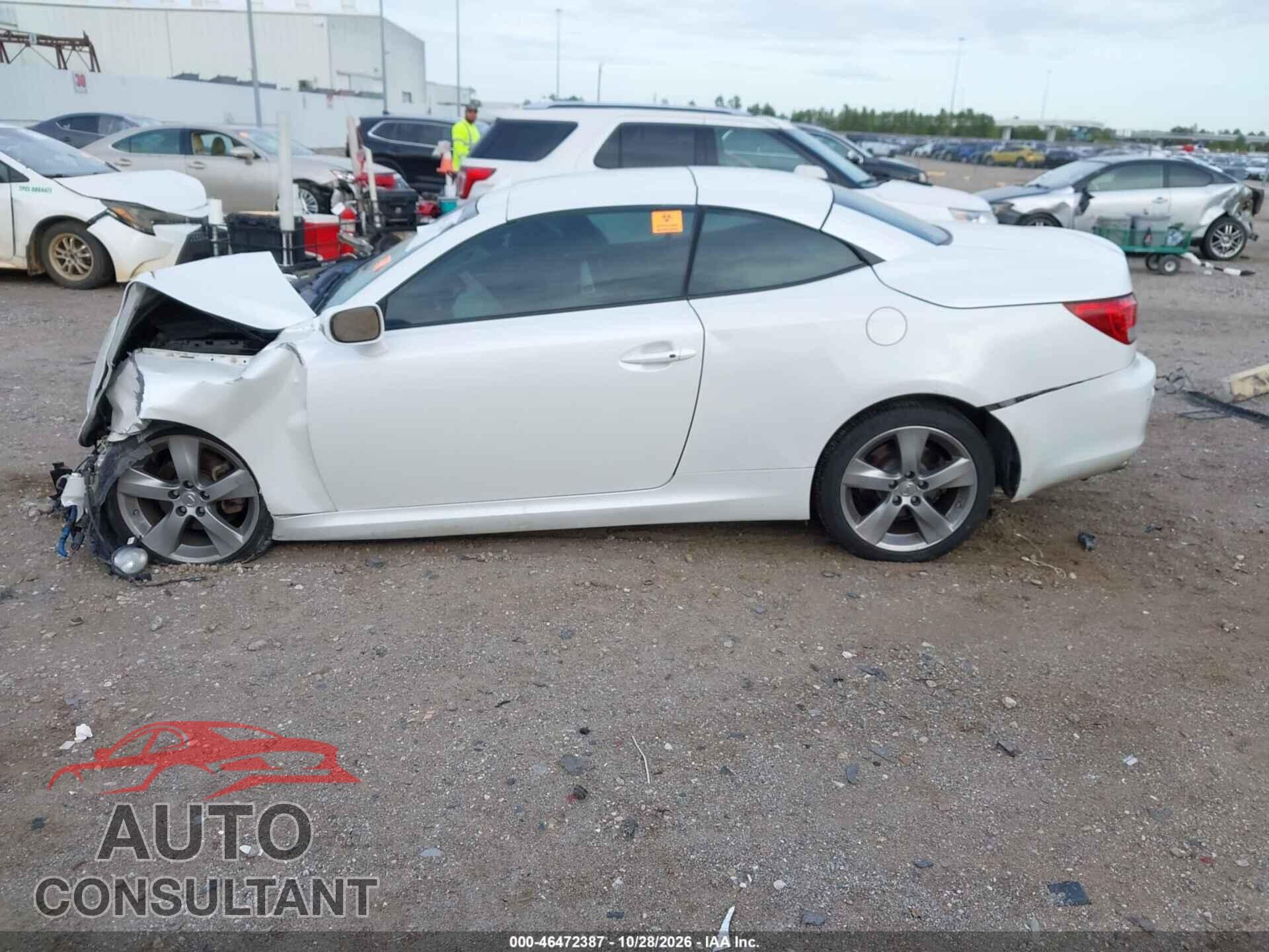 LEXUS IS 250C 2011 - JTHFF2C23B2515484