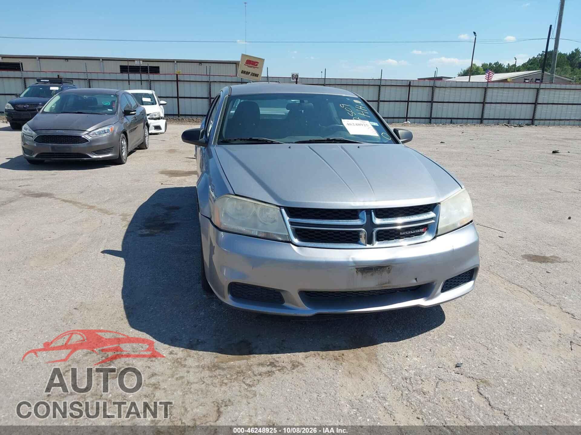 DODGE AVENGER 2013 - 1C3CDZAG9DN632509