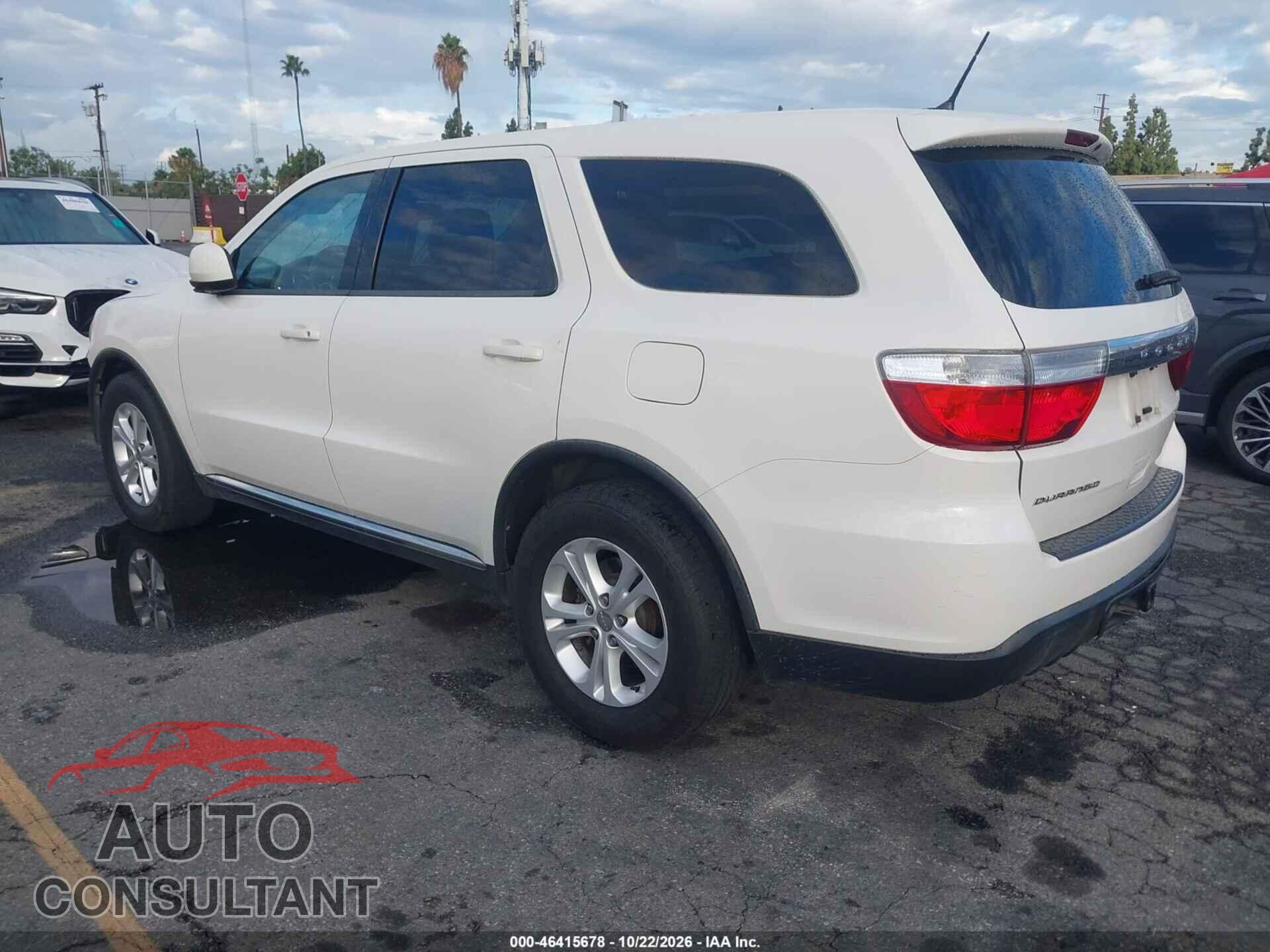 DODGE DURANGO 2012 - 1C4RDHAG6CC271203