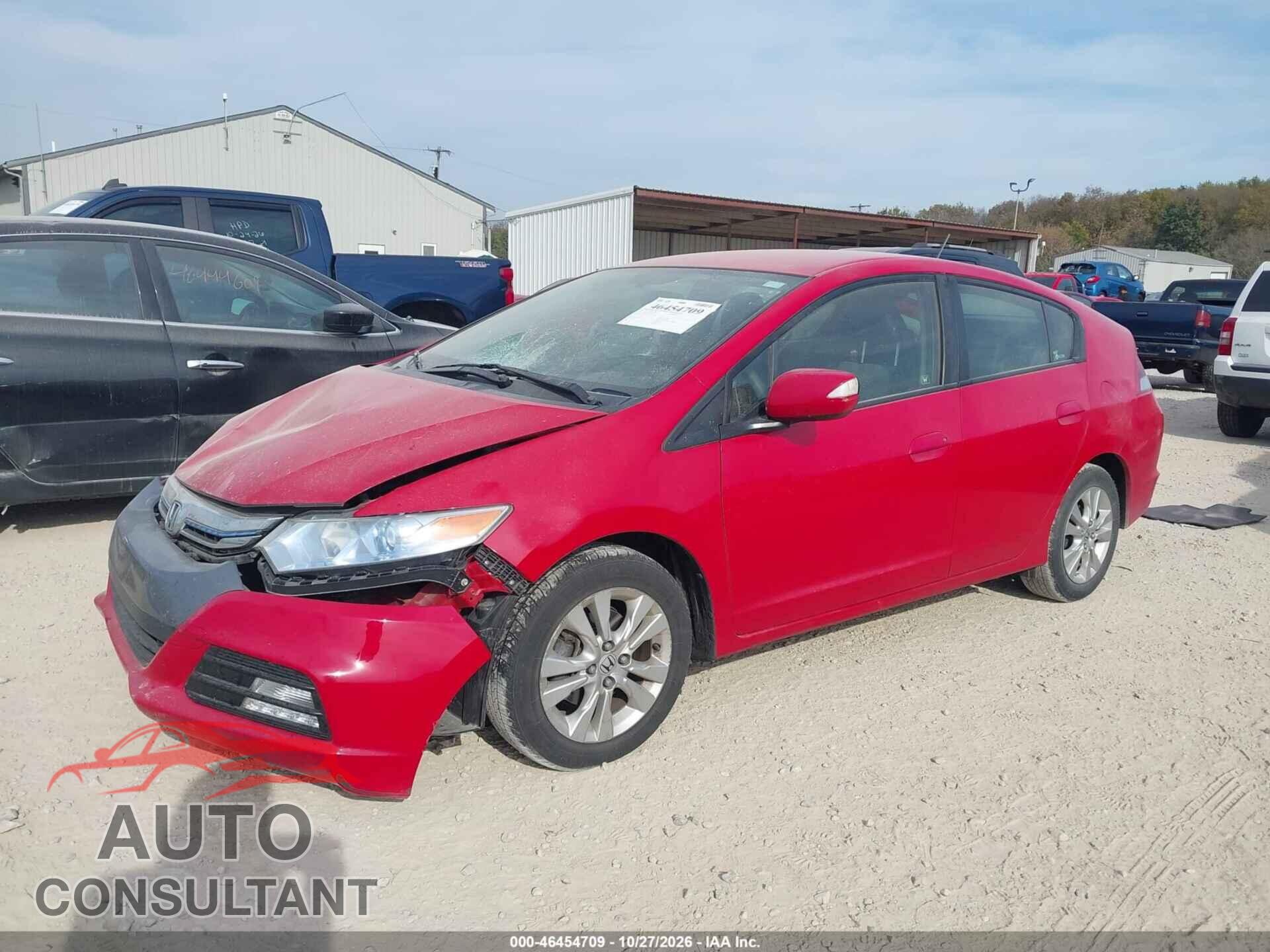 HONDA INSIGHT 2013 - JHMZE2H76DS001314