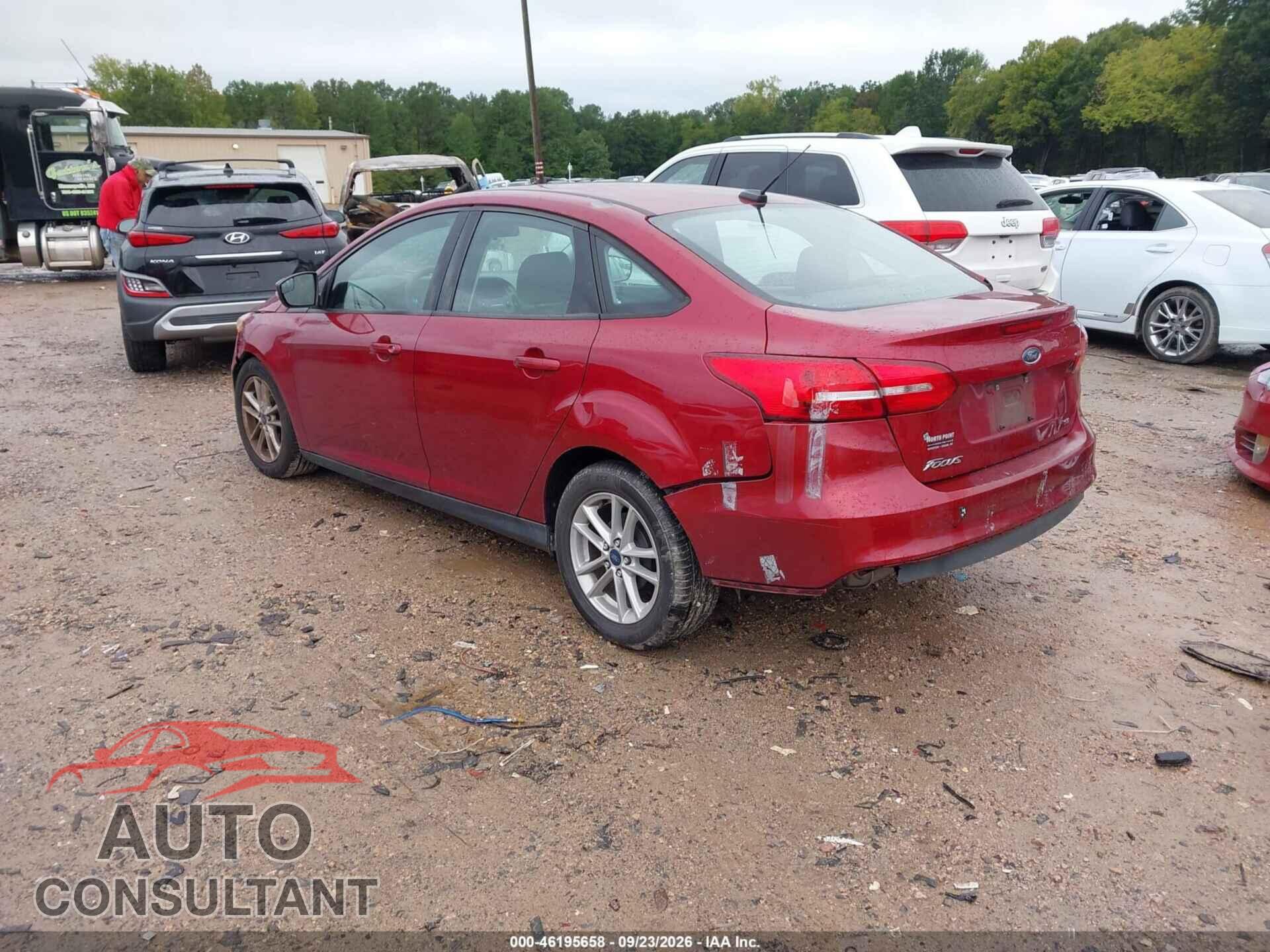FORD FOCUS 2017 - 1FADP3F20HL345875