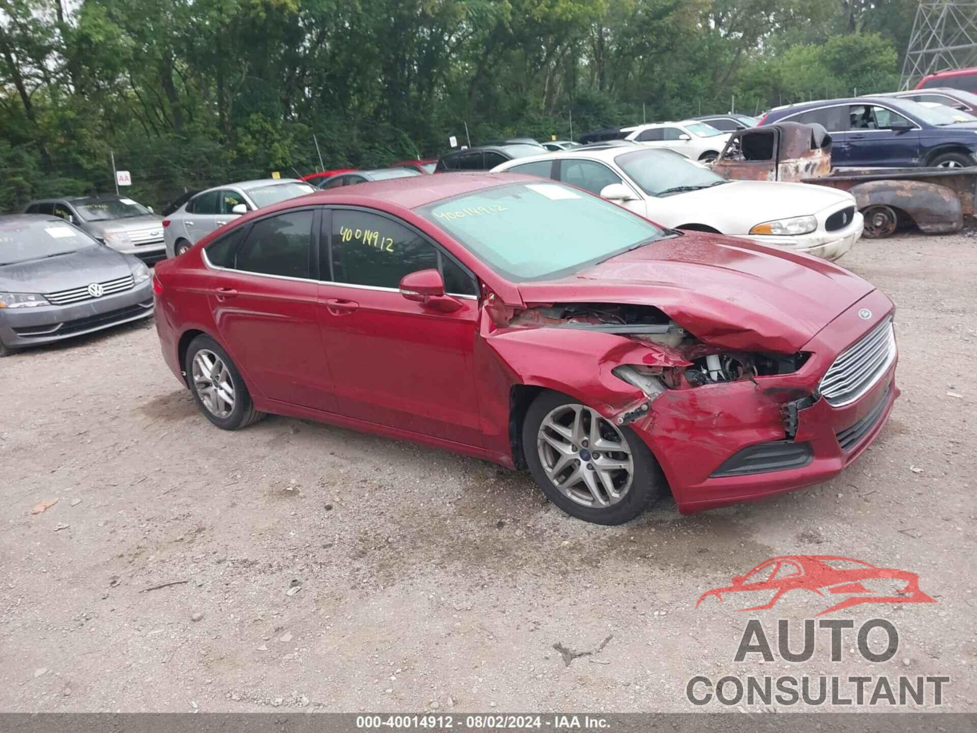 FORD FUSION 2016 - 3FA6P0H78GR197281