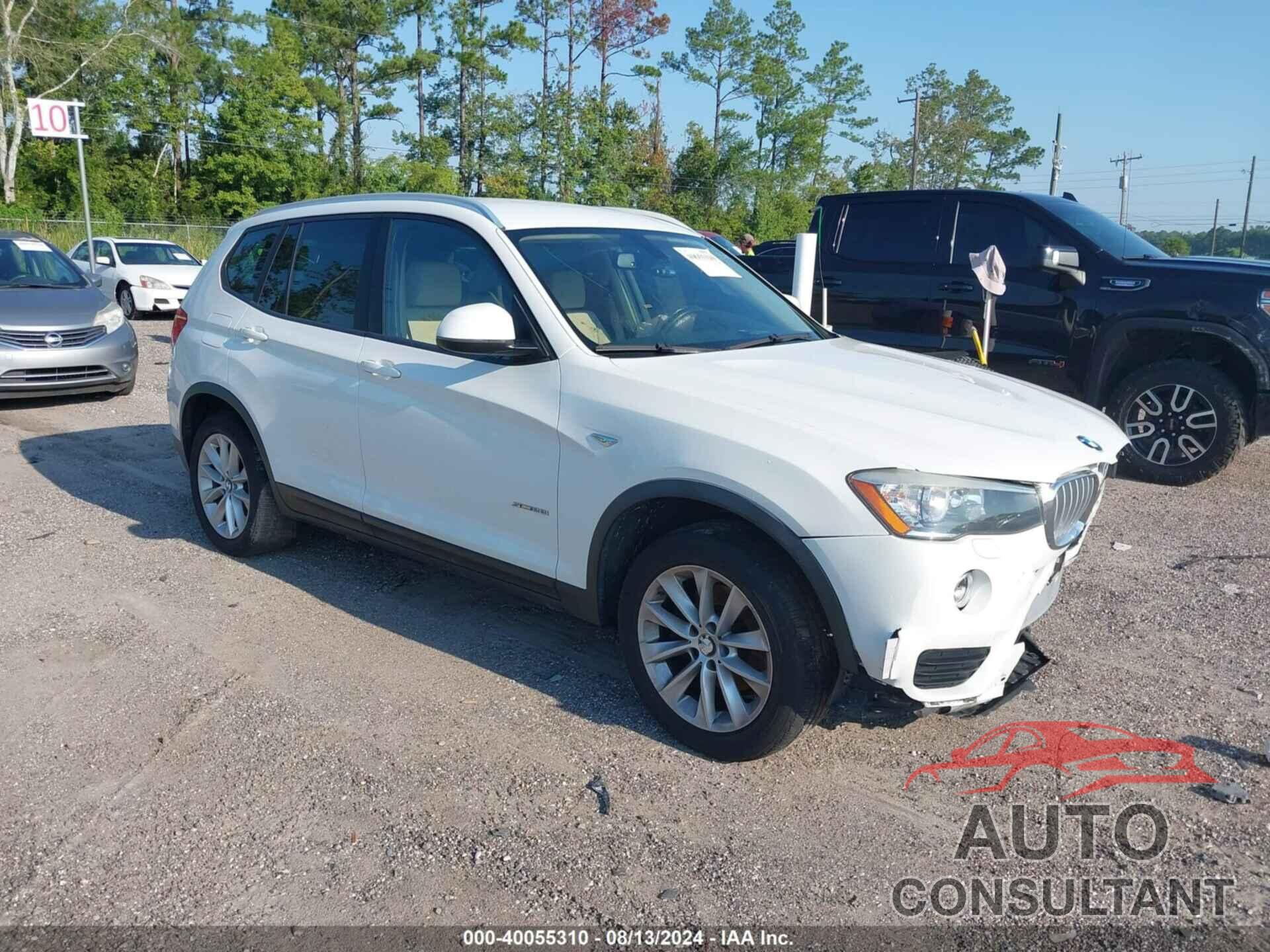 BMW X3 2017 - 5UXWZ7C58H0U45483