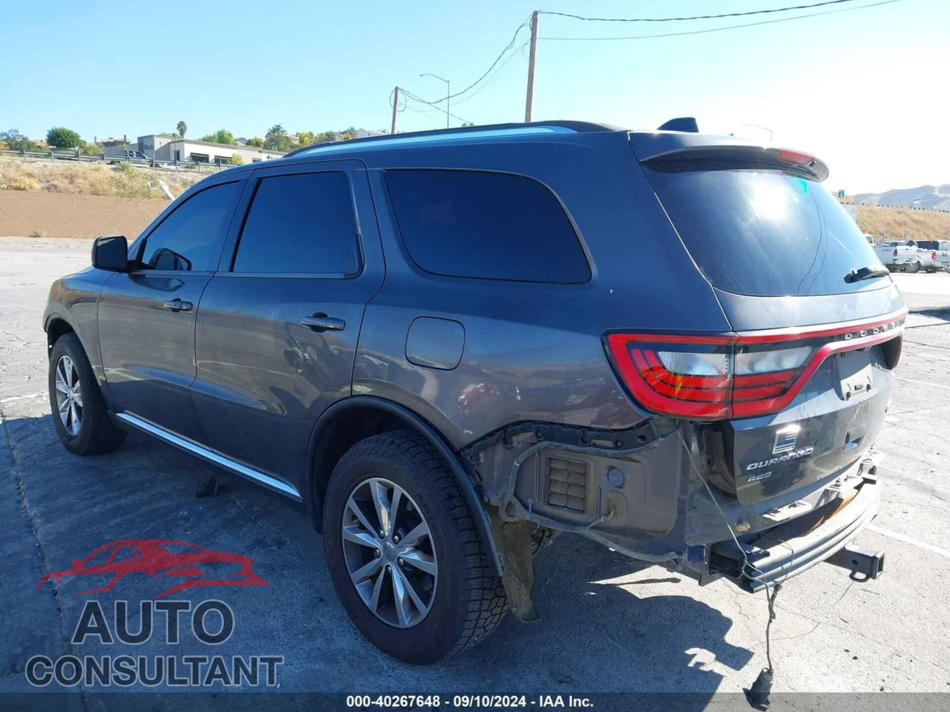DODGE DURANGO 2016 - 1C4RDJDG2GC412843