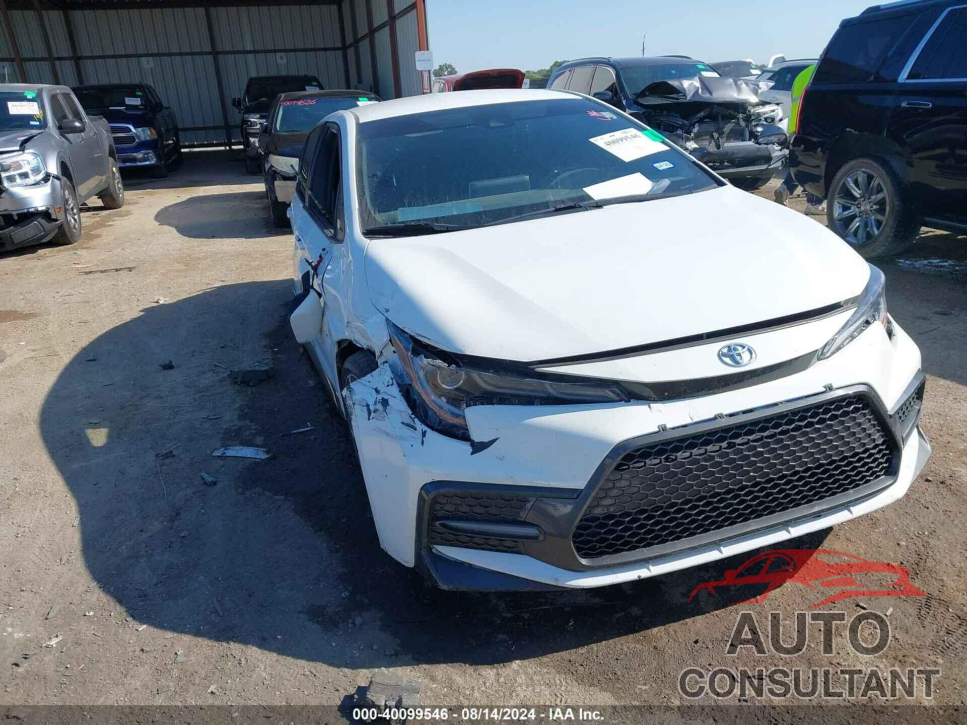 TOYOTA COROLLA 2021 - JTDS4MCE8MJ056473