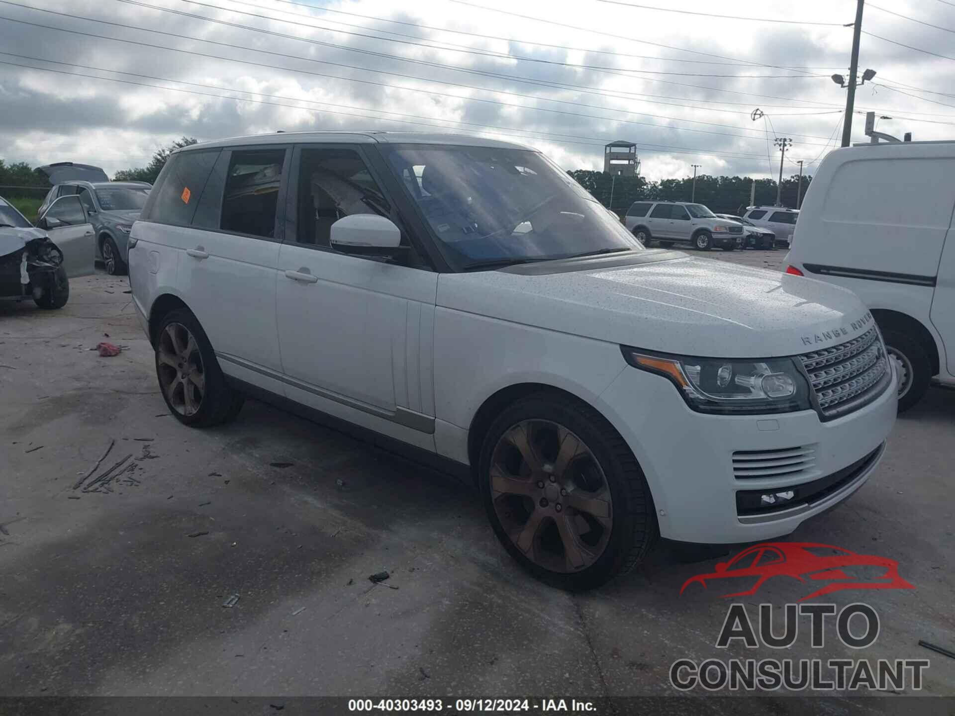 LAND ROVER RANGE ROVER 2017 - SALGS2FEXHA352850