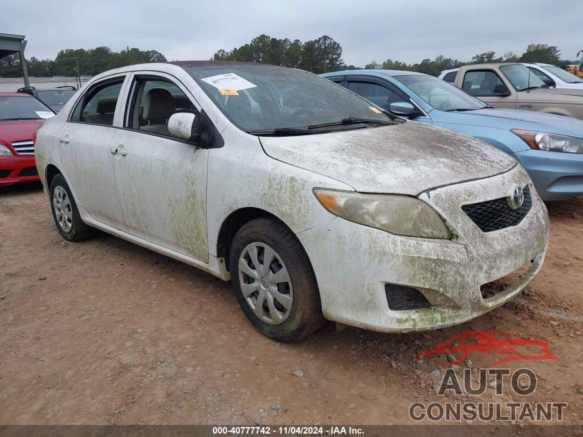 TOYOTA COROLLA 2009 - 1NXBU40E39Z054359