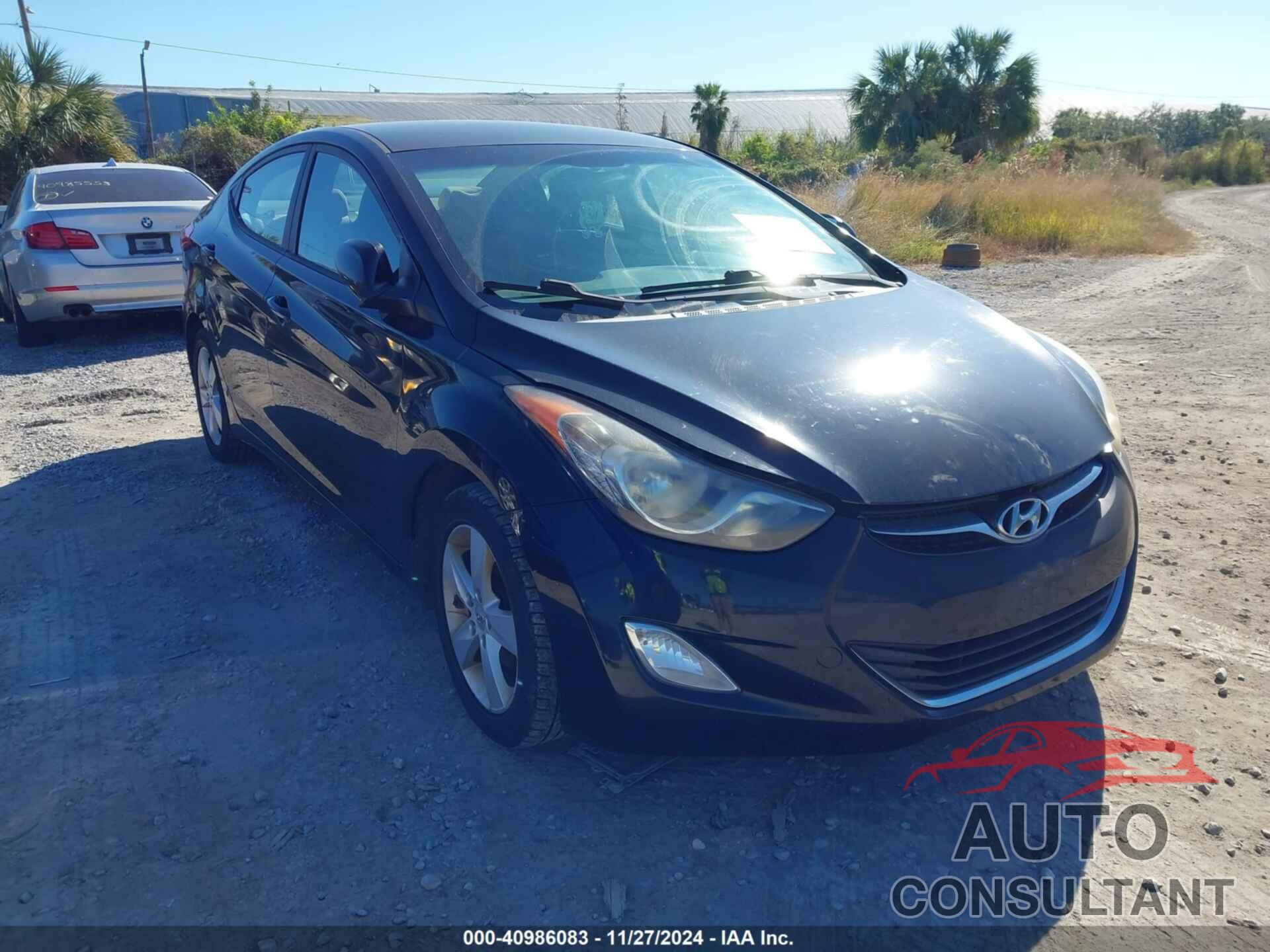 HYUNDAI ELANTRA 2012 - KMHDH4AE7CU433609