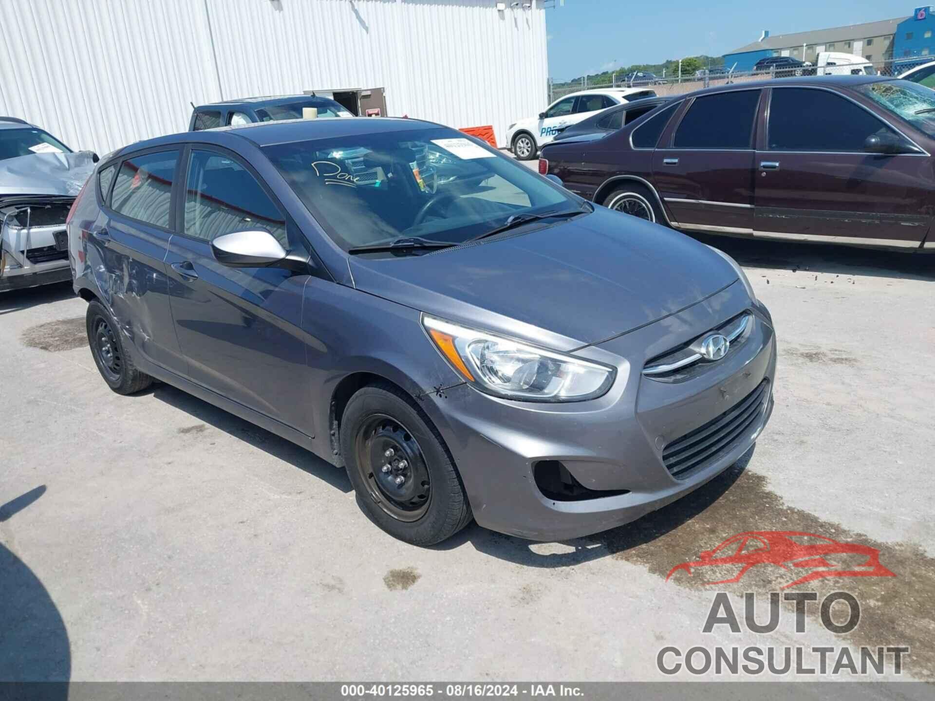 HYUNDAI ACCENT 2017 - KMHCT5AE4HU310471